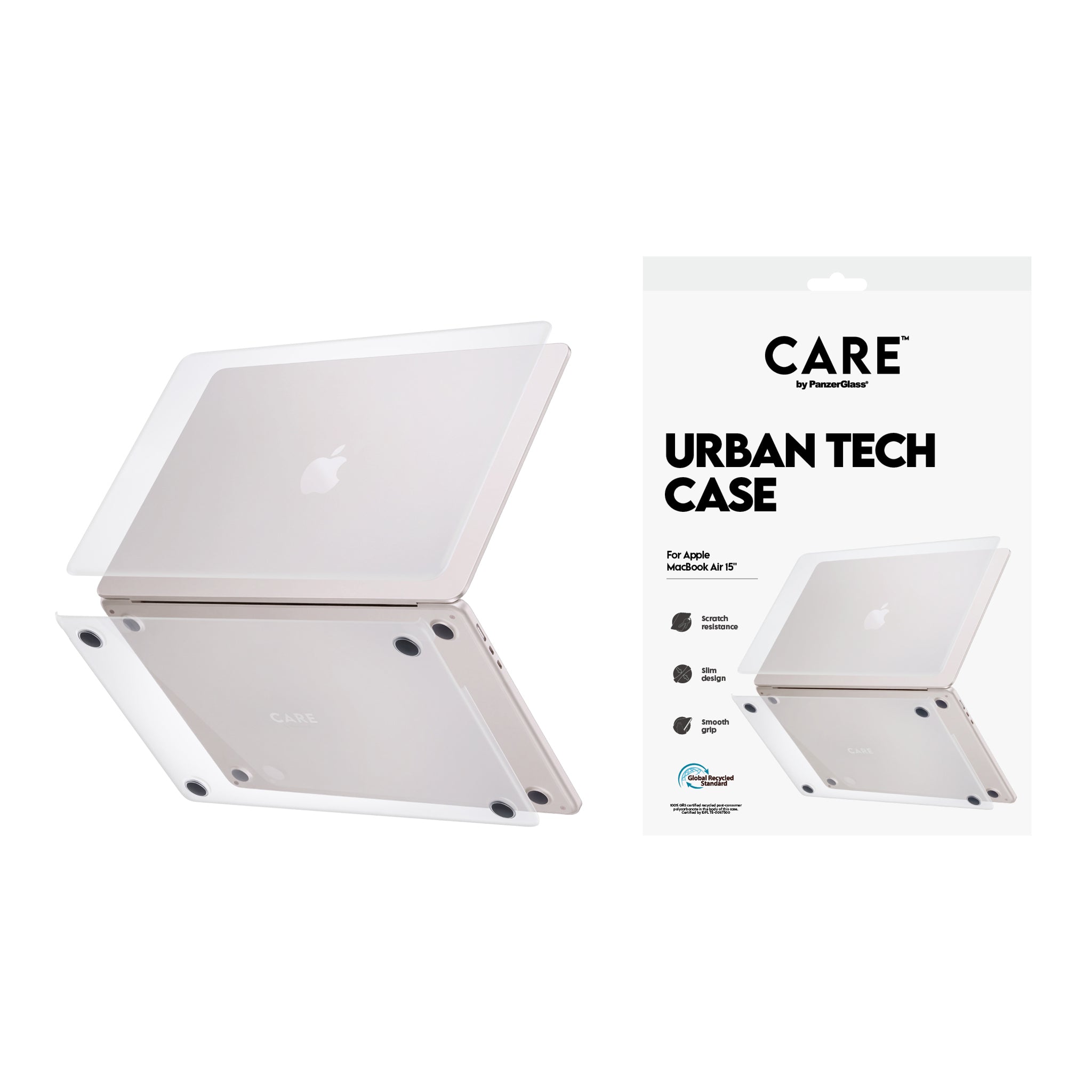 CARE™ by PanzerGlass® Case Transparent Macbook Air 15'' M2 | M3 | M4