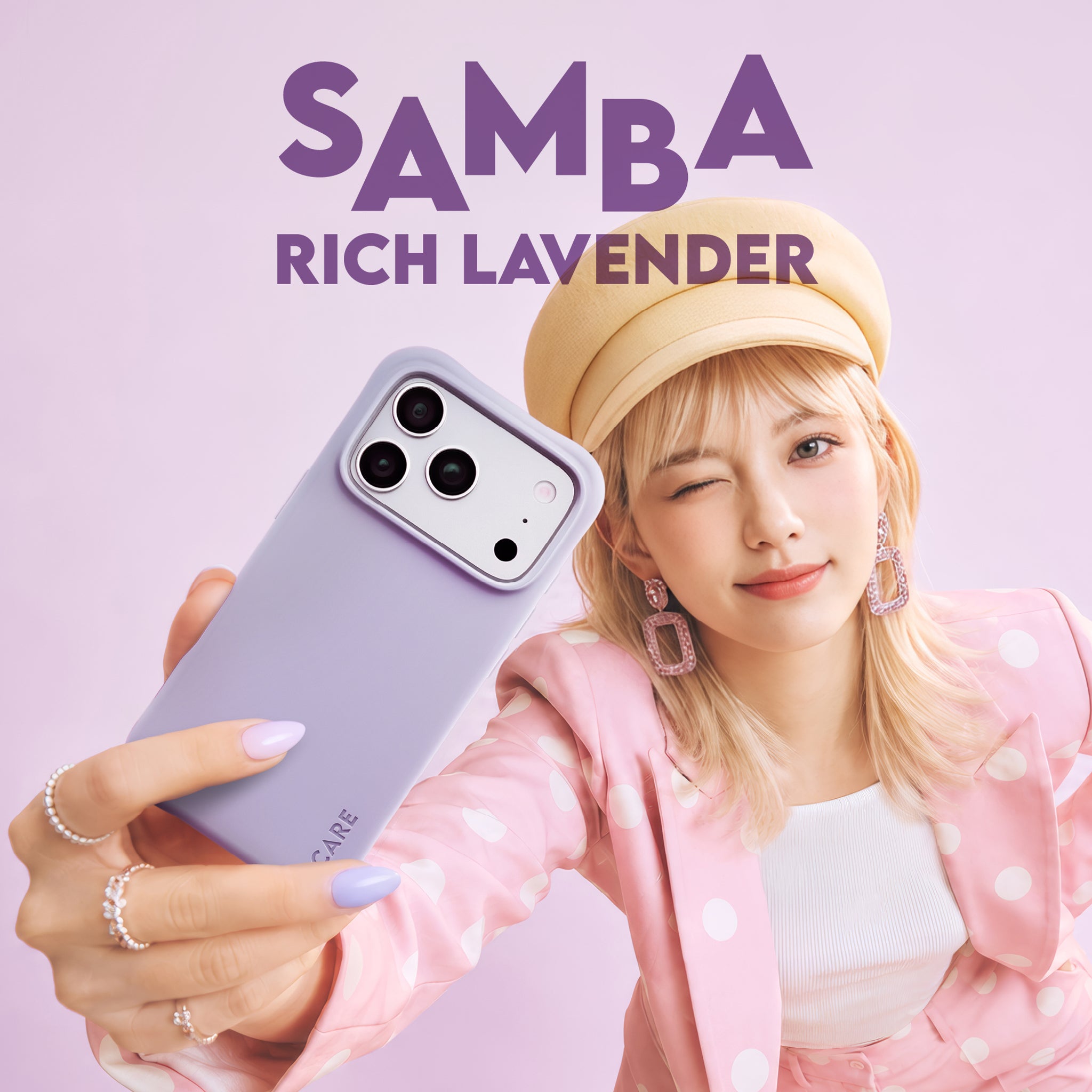 CARE™ by PanzerGlass® Samba Case Rich Lavender w. White MagSafe iPhone 18 Pro | 17 Pro