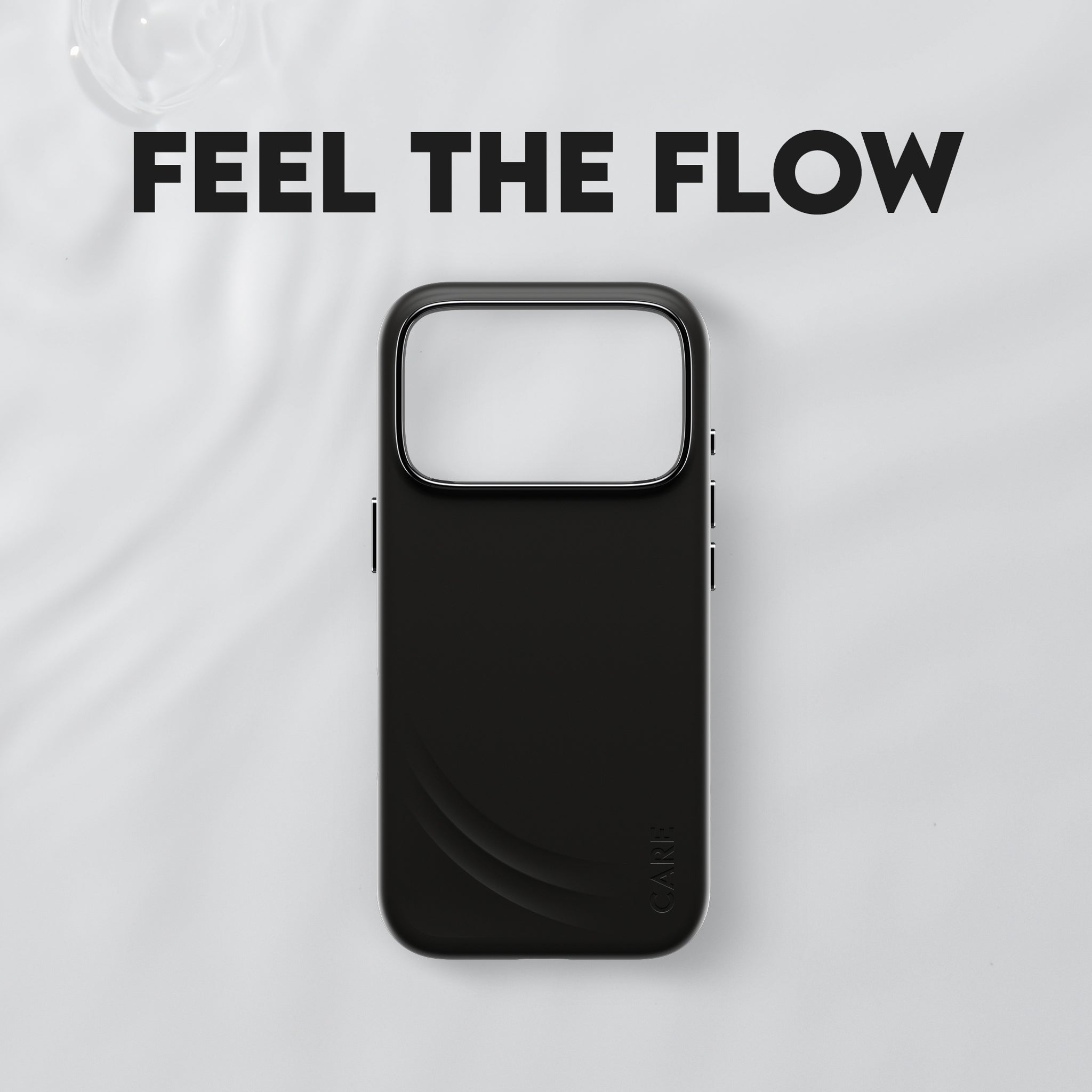 CARE™ by PanzerGlass® Flow Case Black w. MagSafe iPhone 18 Pro | 17 Pro