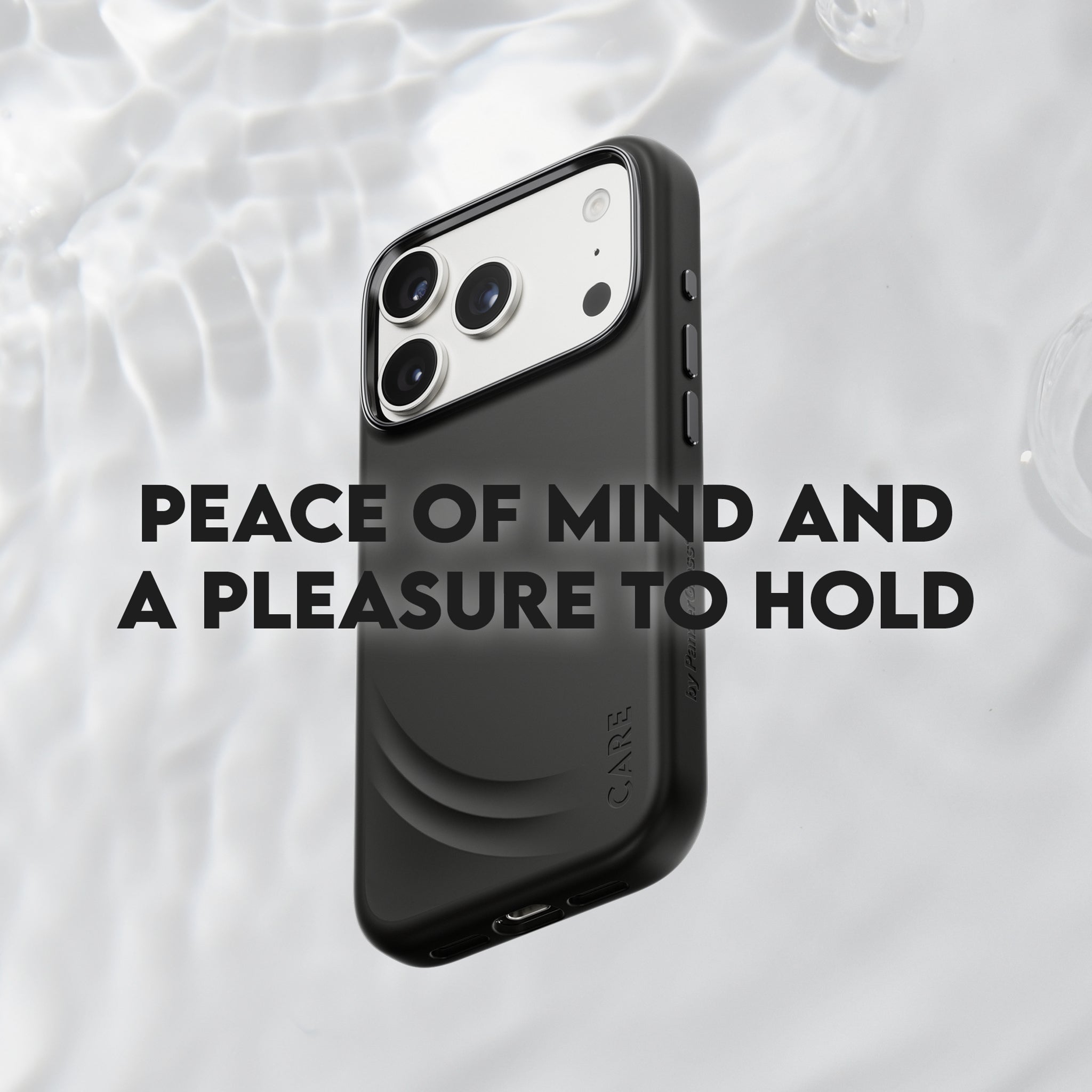 CARE™ by PanzerGlass® Flow Case Black w. MagSafe iPhone 18 Pro | 17 Pro