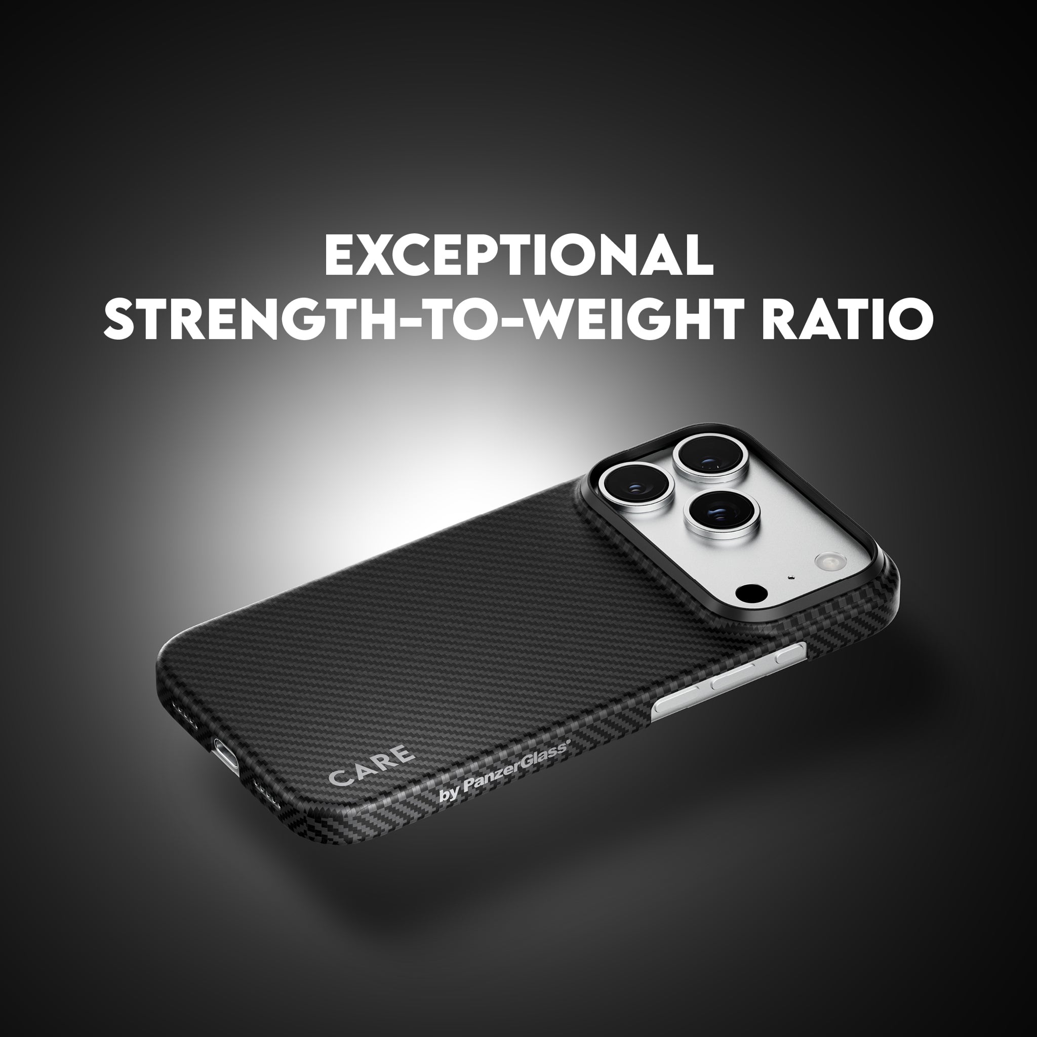 CARE™ by PanzerGlass® Discovery Case Black & Grey w. MagSafe iPhone 18 Pro | 17 Pro