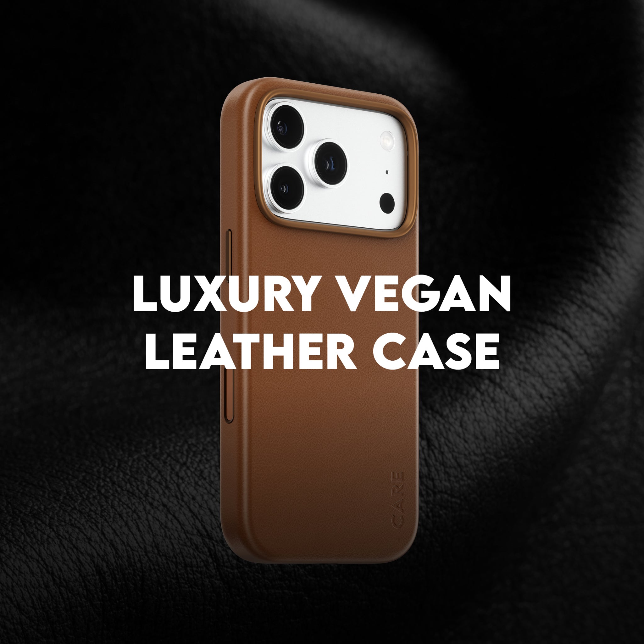 CARE™ by PanzerGlass® Solo Vegan Leather Case Brown w. MagSafe iPhone 18 Pro Max | 17 Pro Max
