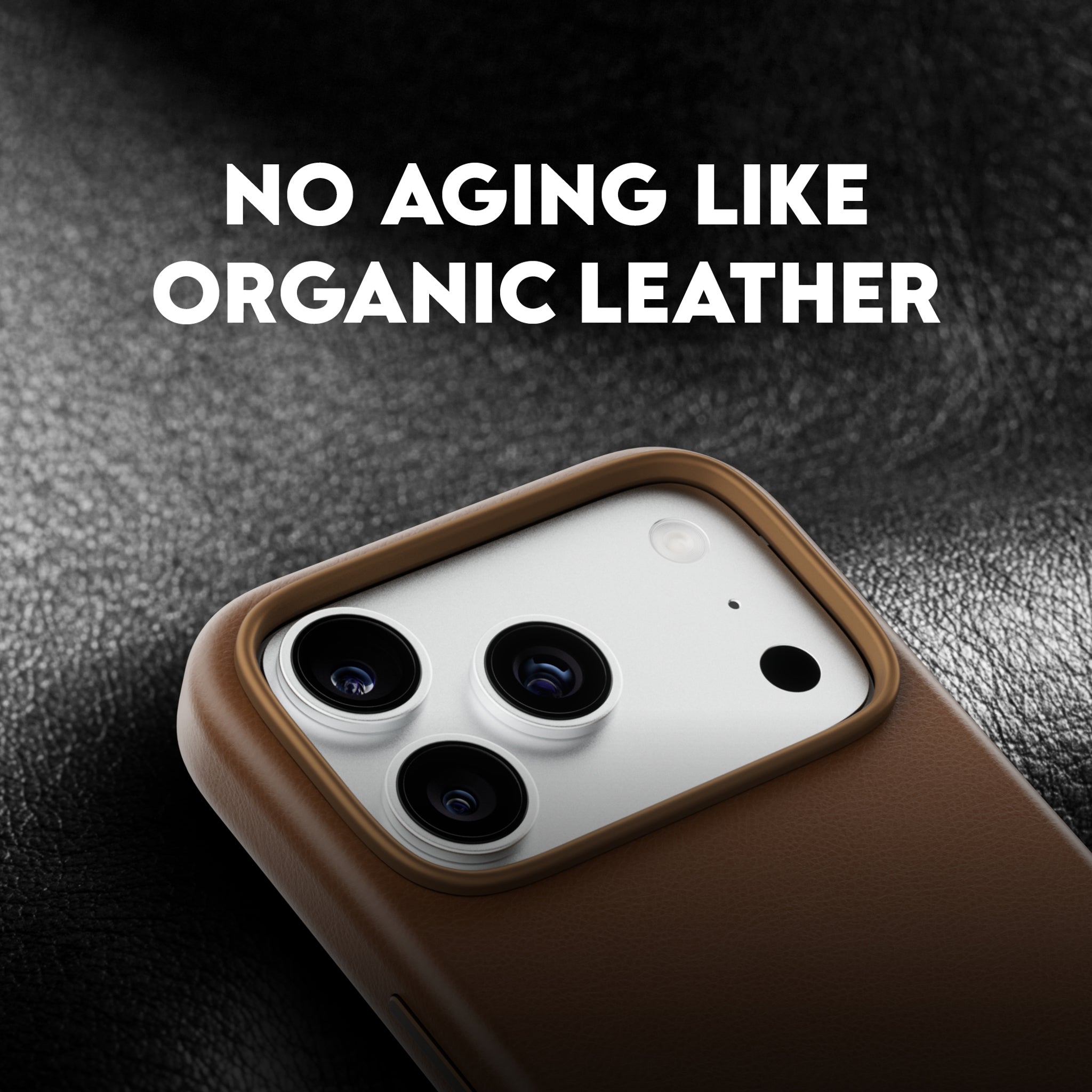 CARE™ by PanzerGlass® Solo Vegan Leather Case Brown w. MagSafe iPhone 18 Pro Max | 17 Pro Max