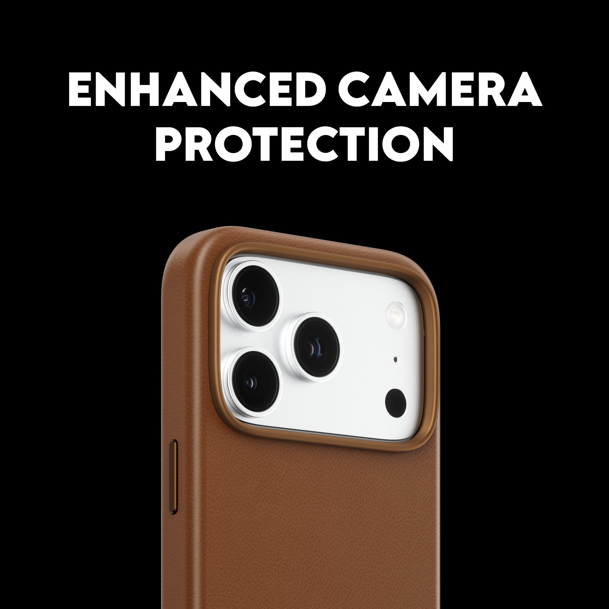 CARE™ by PanzerGlass® Solo Vegan Leather Case Brown w. MagSafe iPhone 18 Pro Max | 17 Pro Max