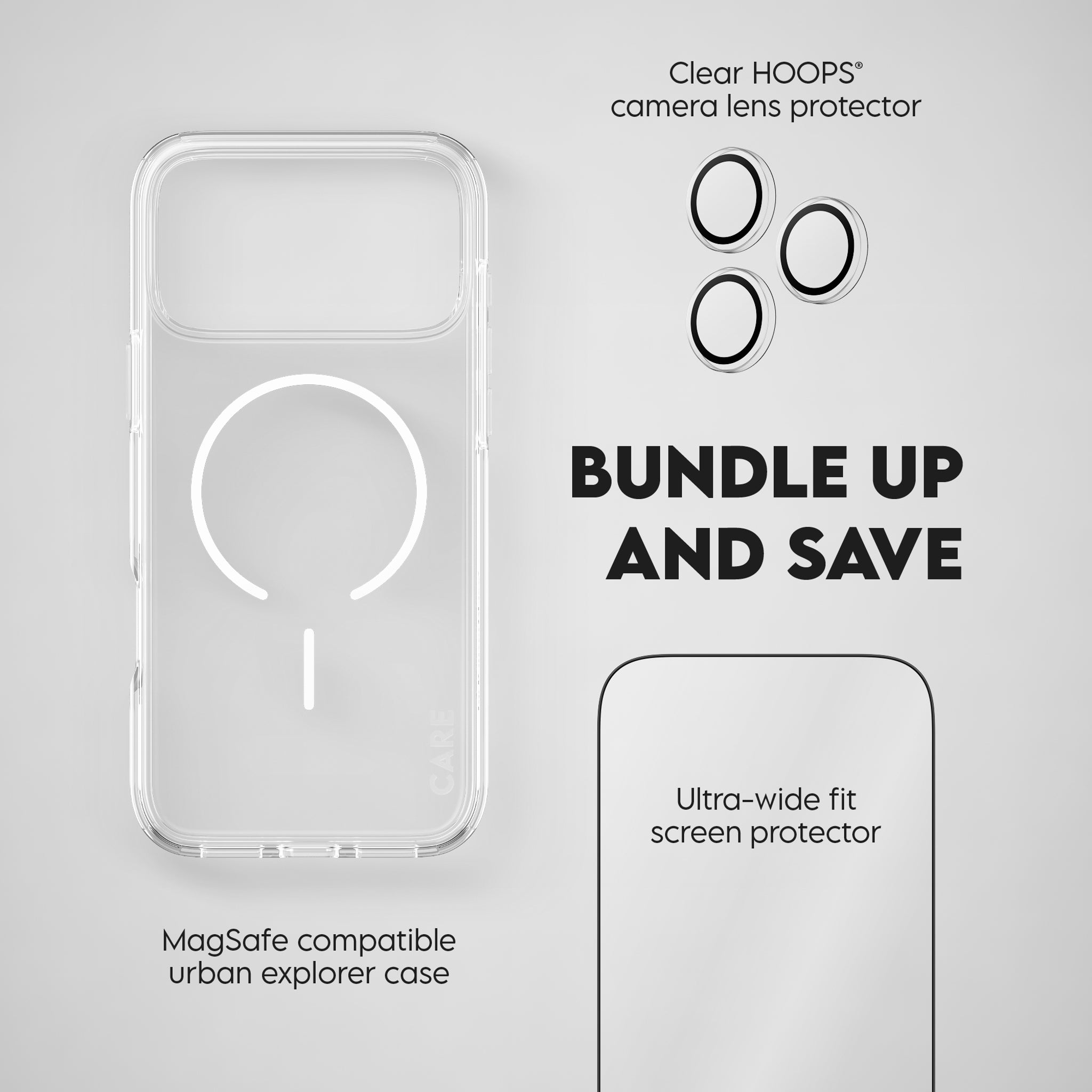 PanzerGlass® | CARE™ by PanzerGlass® Flagship 3-in-1 Bundle iPhone 18 Pro