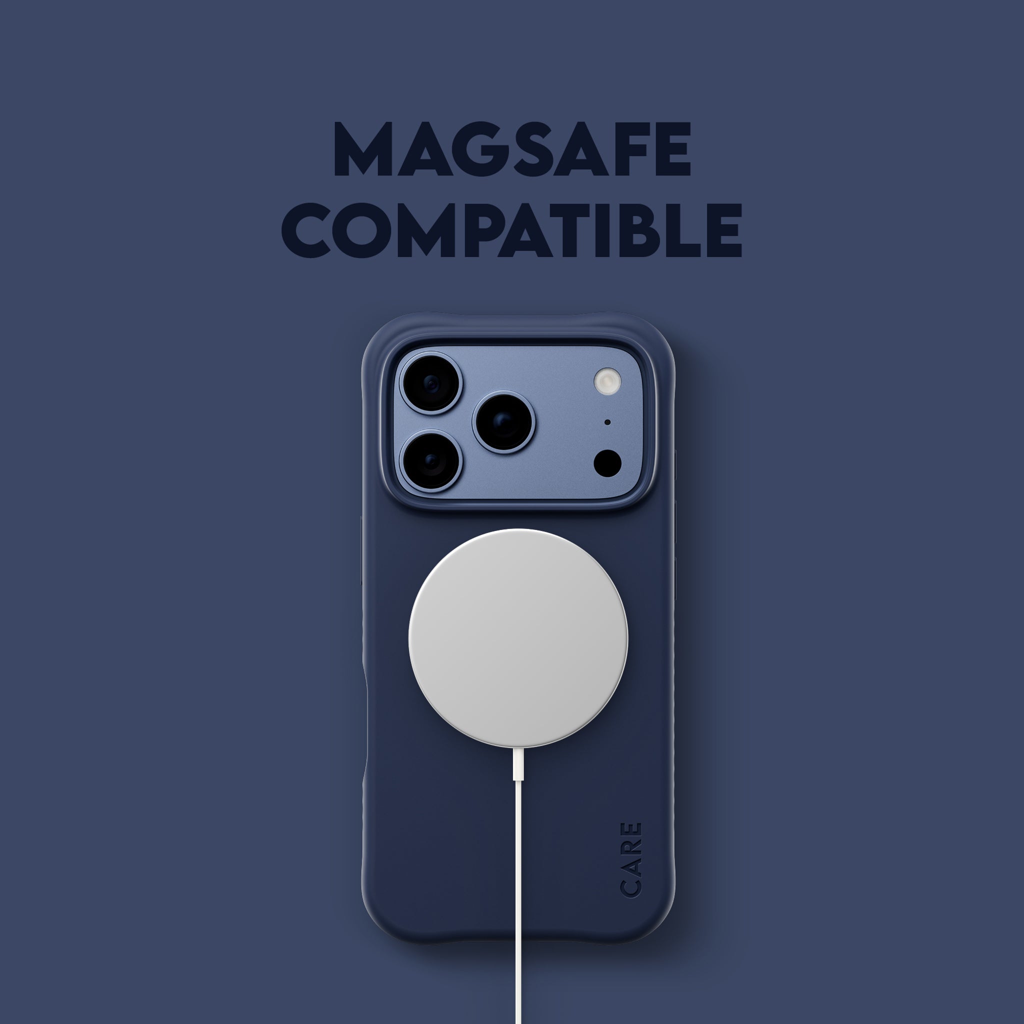 CARE™ by PanzerGlass® Samba Case Italian Blue w. MagSafe iPhone 18 Pro | 17 Pro