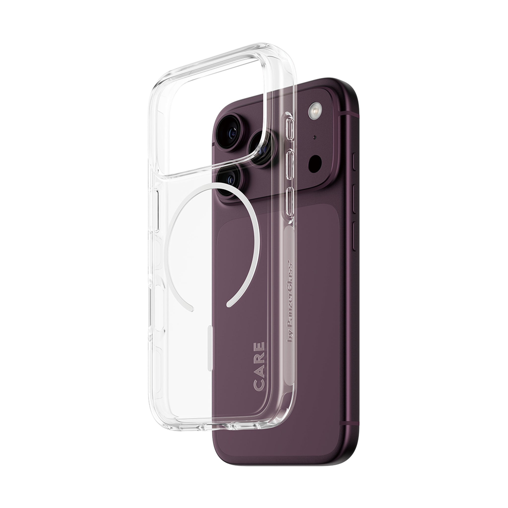 CARE™ by PanzerGlass® Urban Explorer Case Transparent w. White MagSafe iPhone 18 Pro | 17 Pro