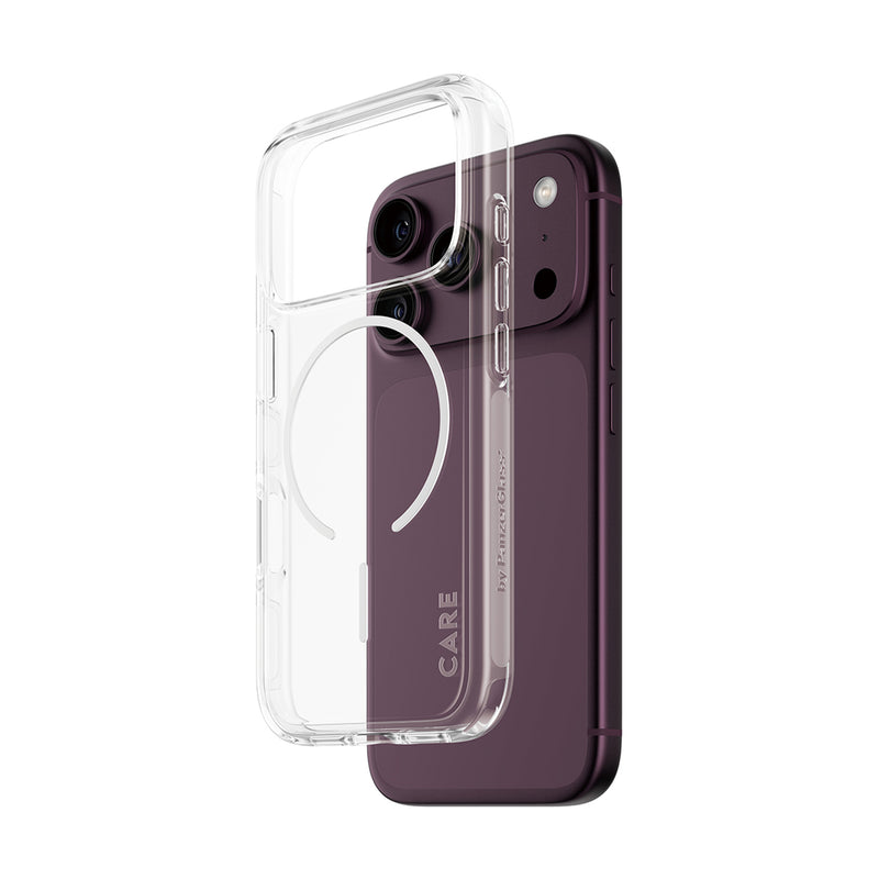 CARE™ by PanzerGlass® Urban Explorer Case Transparent w. White MagSafe iPhone 18 Pro | 17 Pro