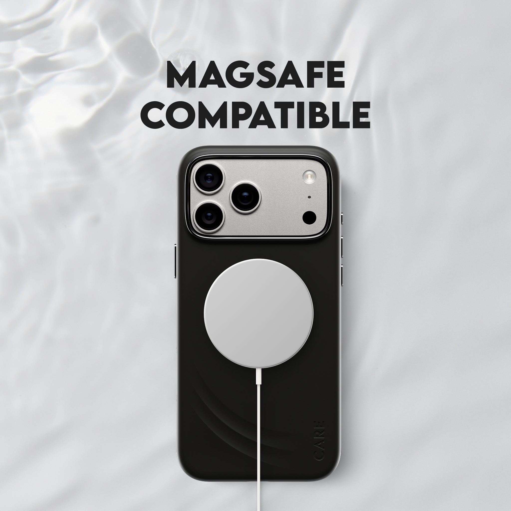 CARE™ by PanzerGlass® Flow Case Black w. MagSafe iPhone 18 Pro Max | 17 Pro Max