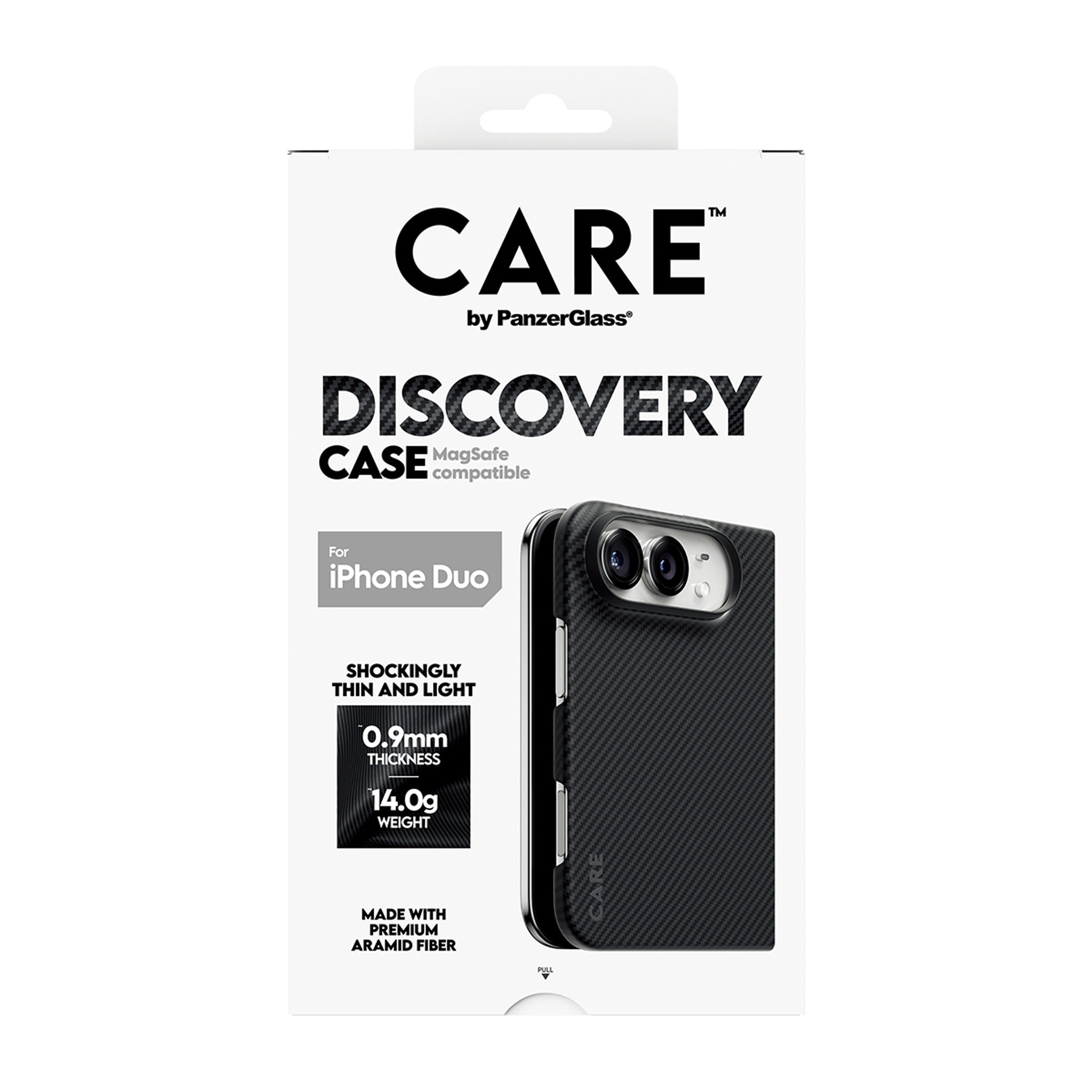 CARE™ by PanzerGlass® Discovery Case Black & Grey w. MagSafe iPhone Duo