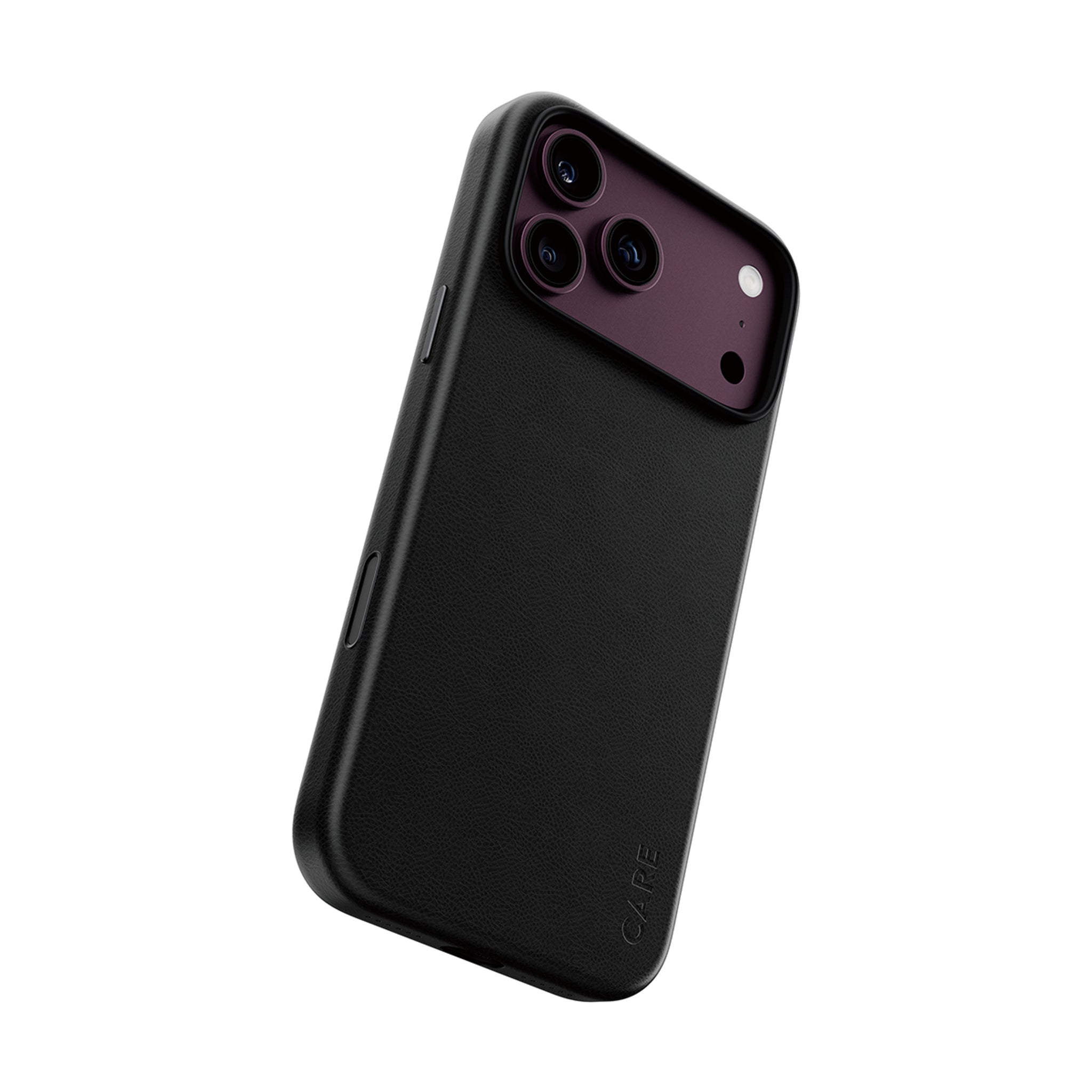 CARE™ by PanzerGlass® Solo Vegan Leather Case Black w. MagSafe iPhone 18 Pro Max | 17 Pro Max