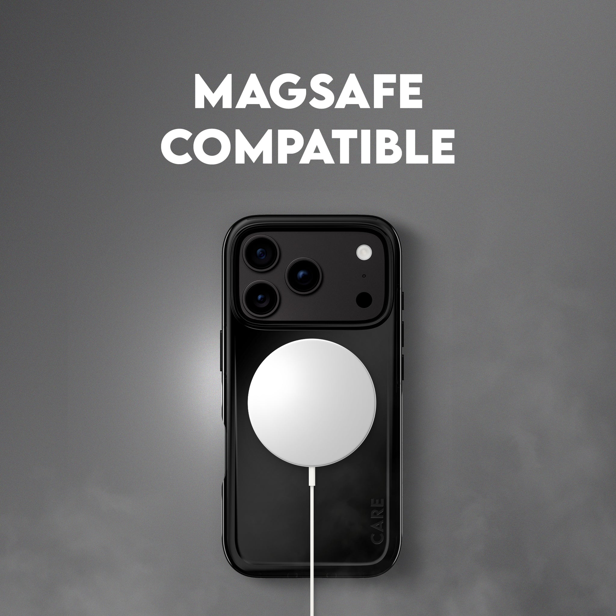 CARE™ by PanzerGlass® Smokey Case w. Black MagSafe iPhone 18 Pro | 17 Pro