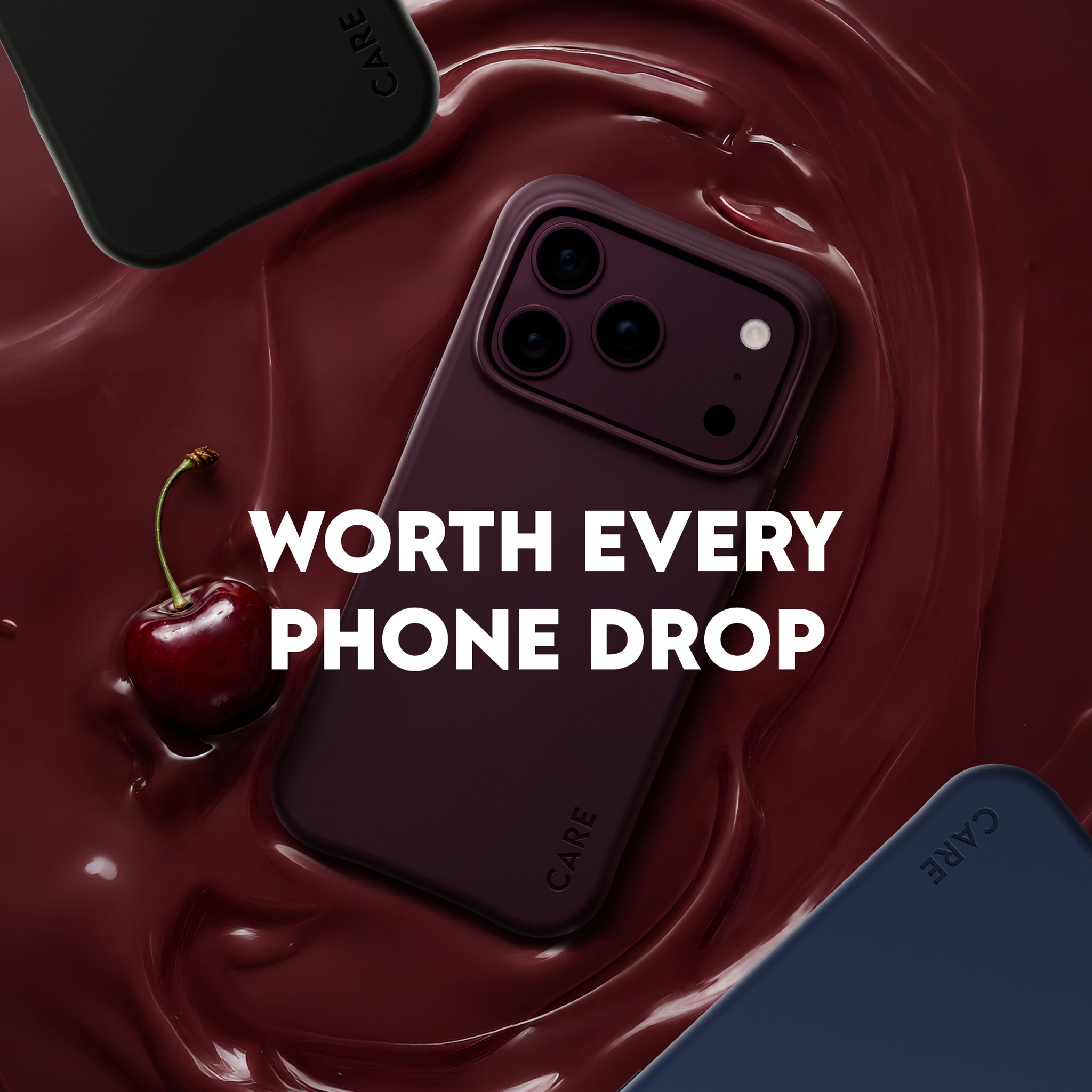 CARE™ by PanzerGlass® Samba Case Dark Cherry w. MagSafe iPhone 18 Pro Max | 17 Pro Max