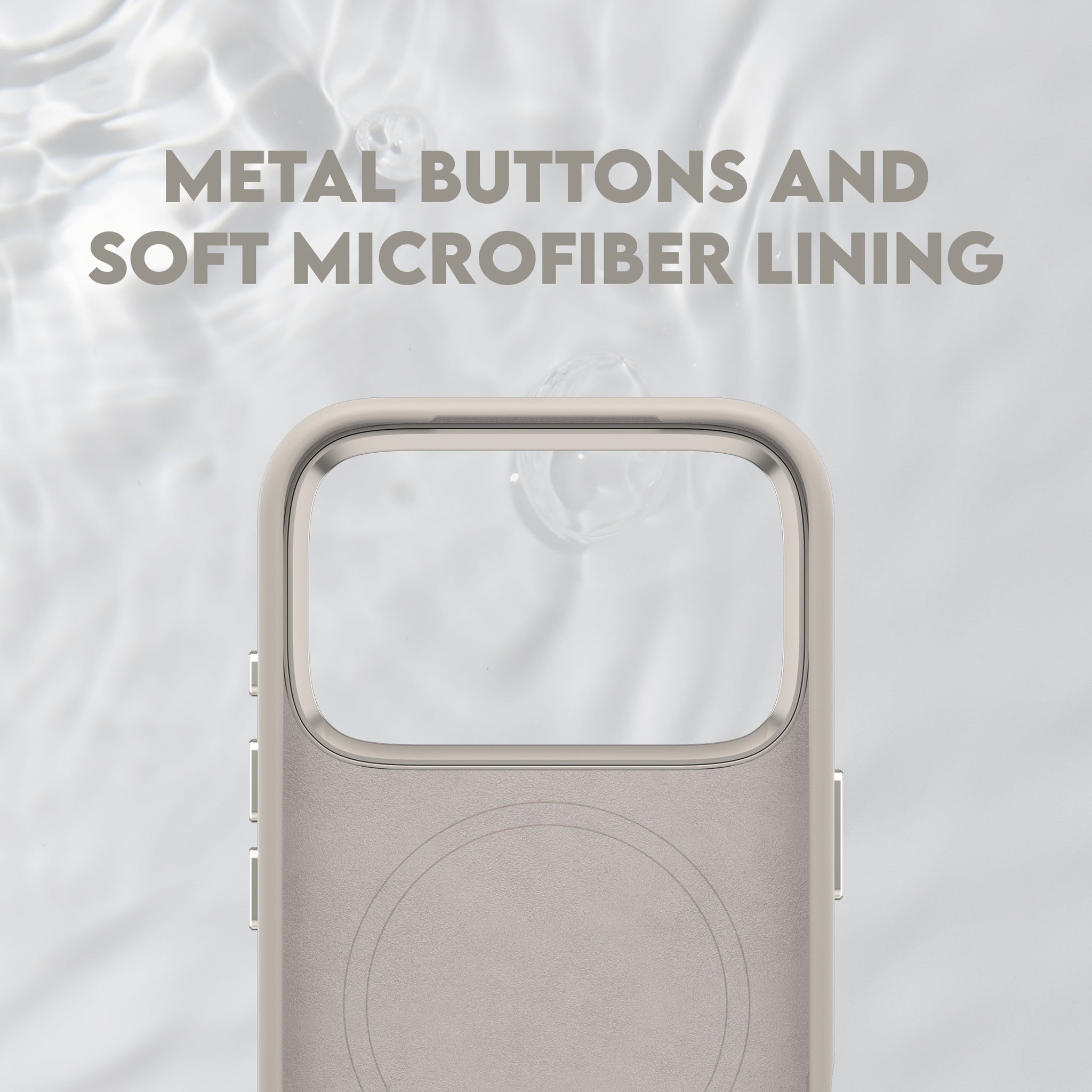 CARE™ by PanzerGlass® Flow Case Vanilla w. MagSafe iPhone 18 Pro | 17 Pro