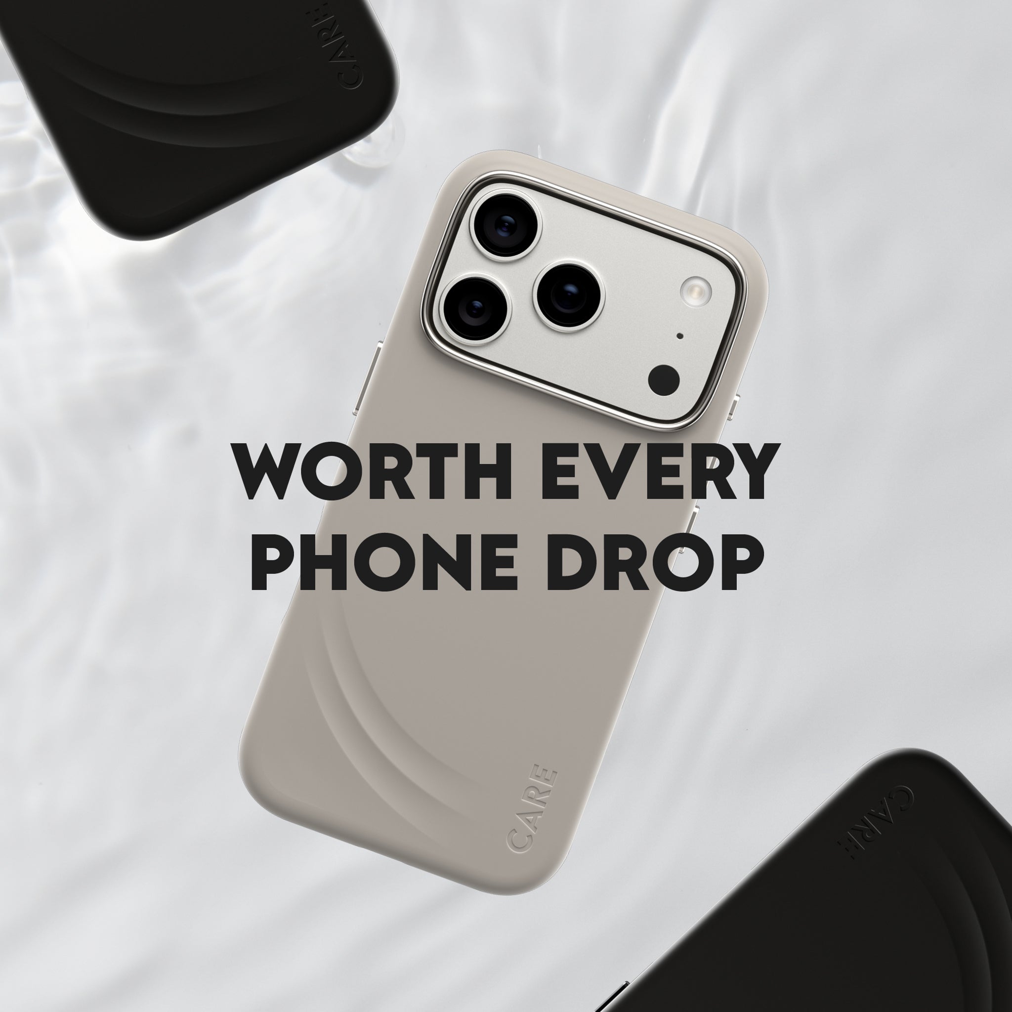 CARE™ by PanzerGlass® Flow Case Vanilla w. MagSafe iPhone 18 Pro | 17 Pro