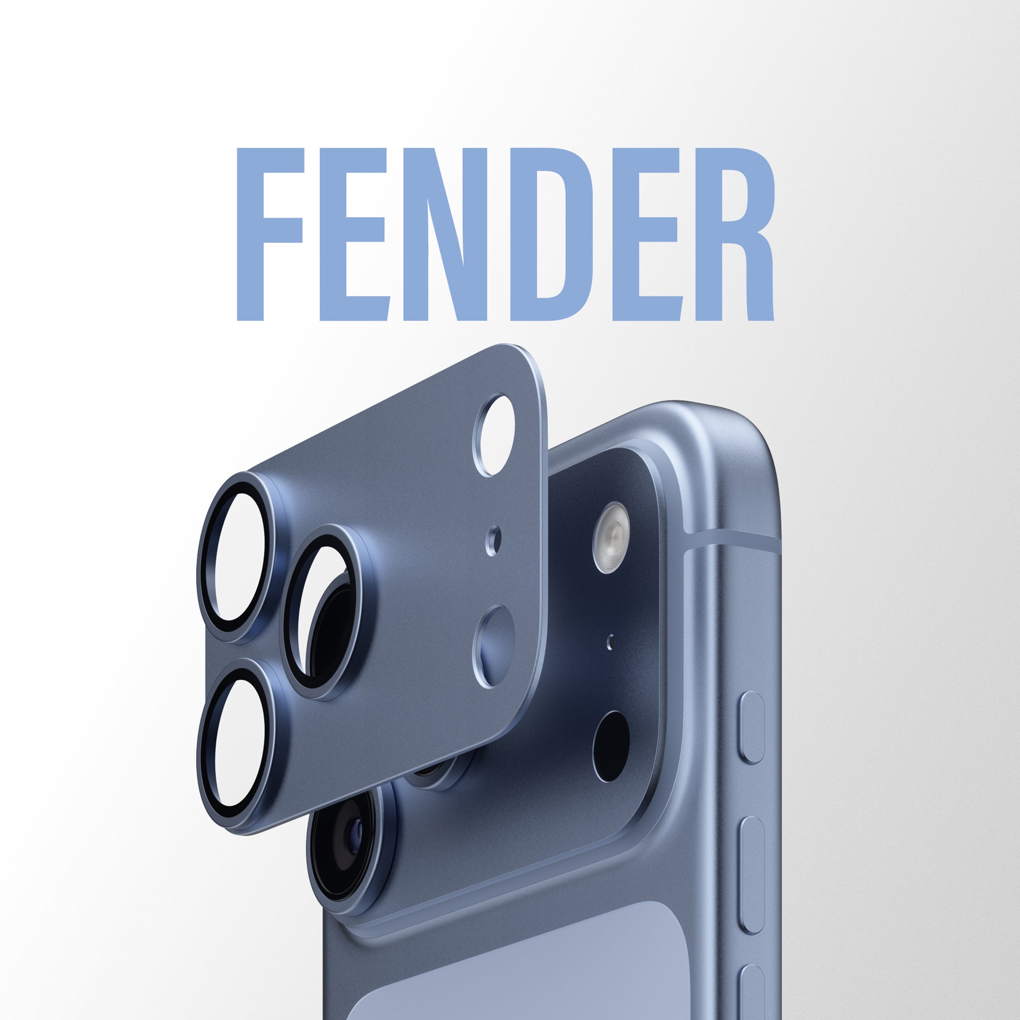 PanzerGlass® Fender Camera Lens Protector Shades of Blue iPhone 18 Pro Max