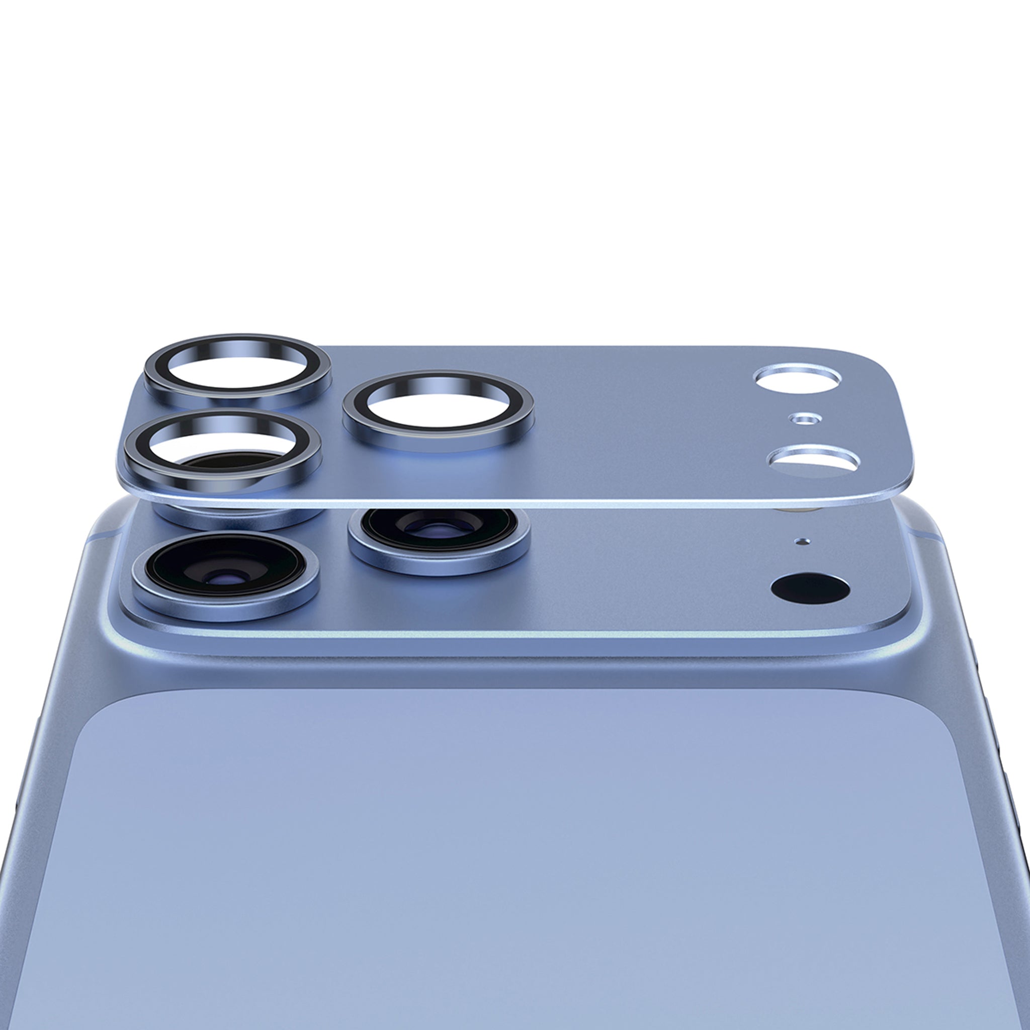 PanzerGlass® Fender Camera Lens Protector Shades of Blue iPhone 18 Pro Max