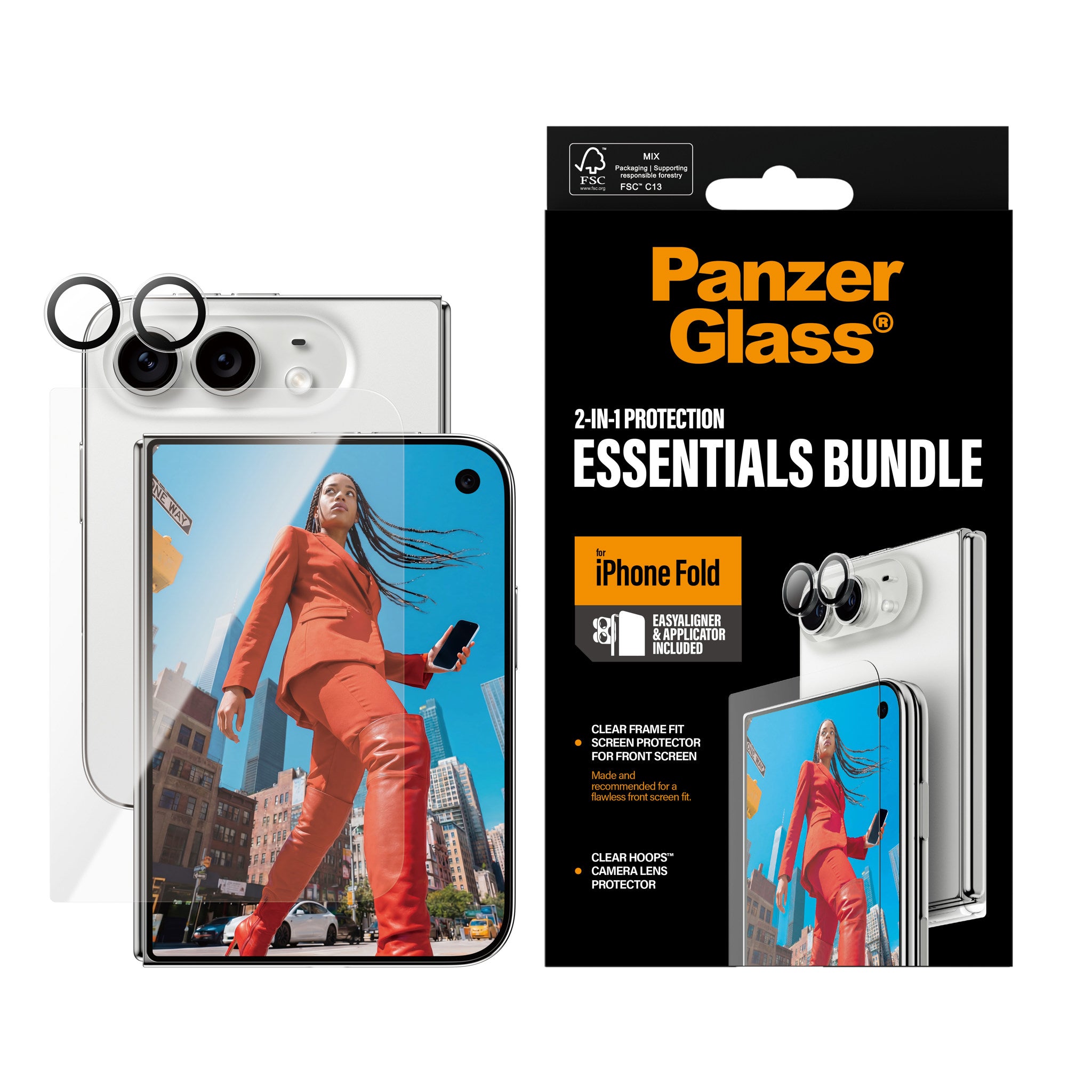 PanzerGlass® 2-in-1 Essential Bundle iPhone 2026 Fold