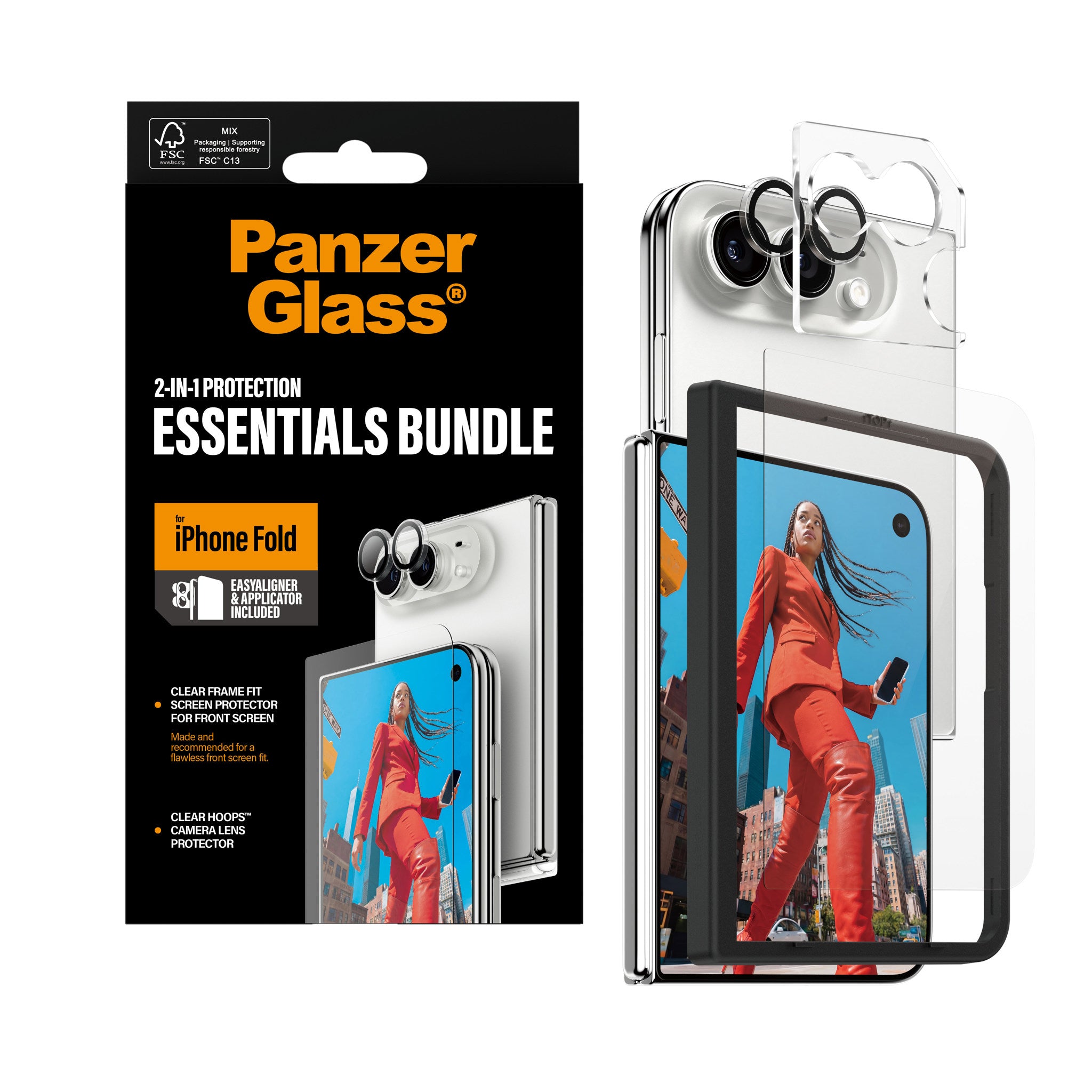 PanzerGlass® 2-in-1 Essential Bundle iPhone 2026 Fold