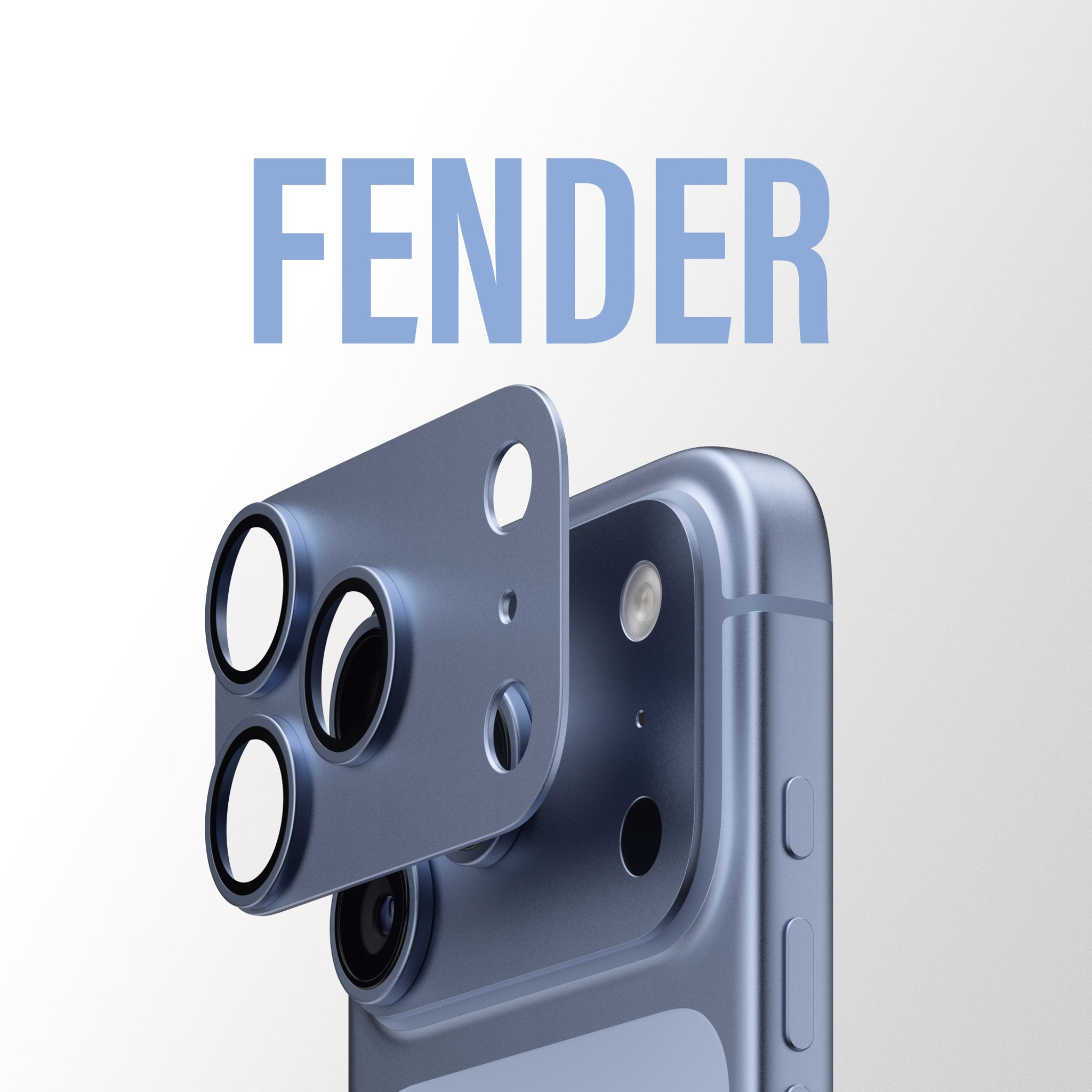 PanzerGlass® Fender Camera Lens Protector Shades of Blue iPhone 18 Pro
