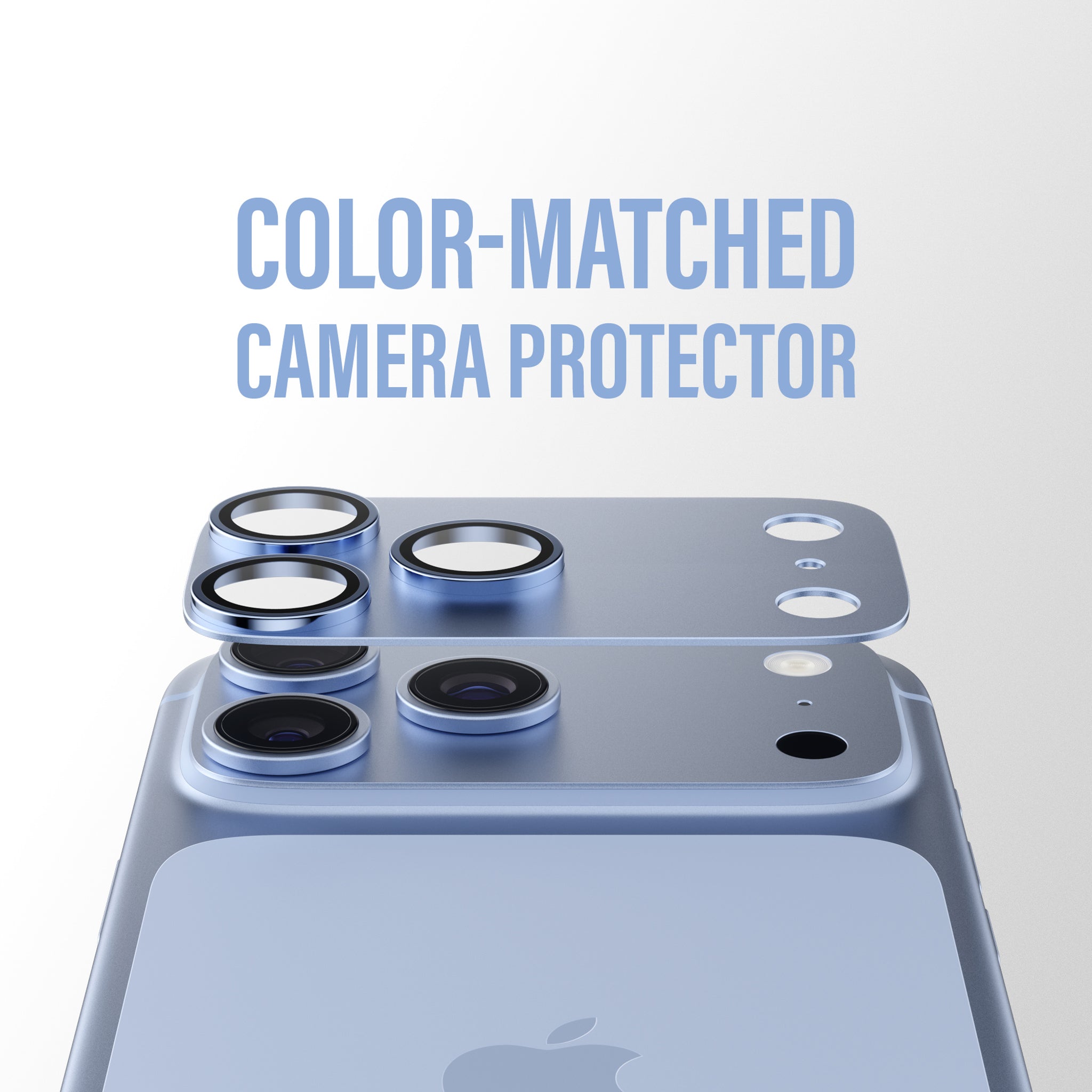 PanzerGlass® Fender Camera Lens Protector Shades of Blue iPhone 18 Pro