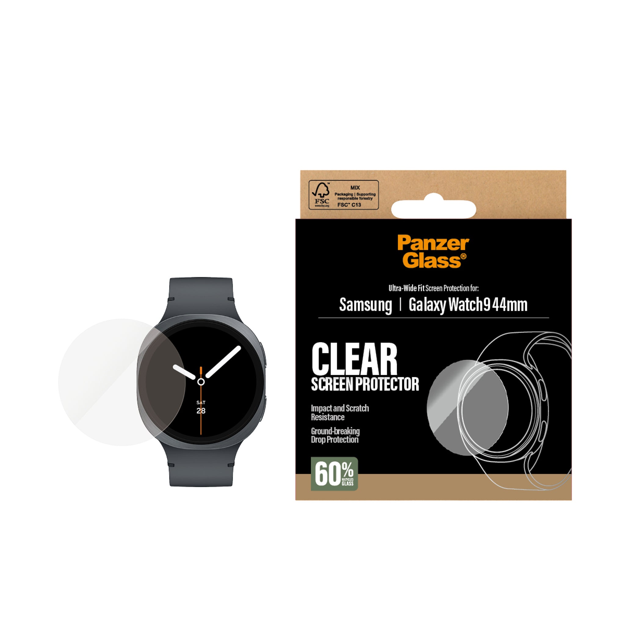 PanzerGlass® Screen Protector Samsung Galaxy Watch9 44mm