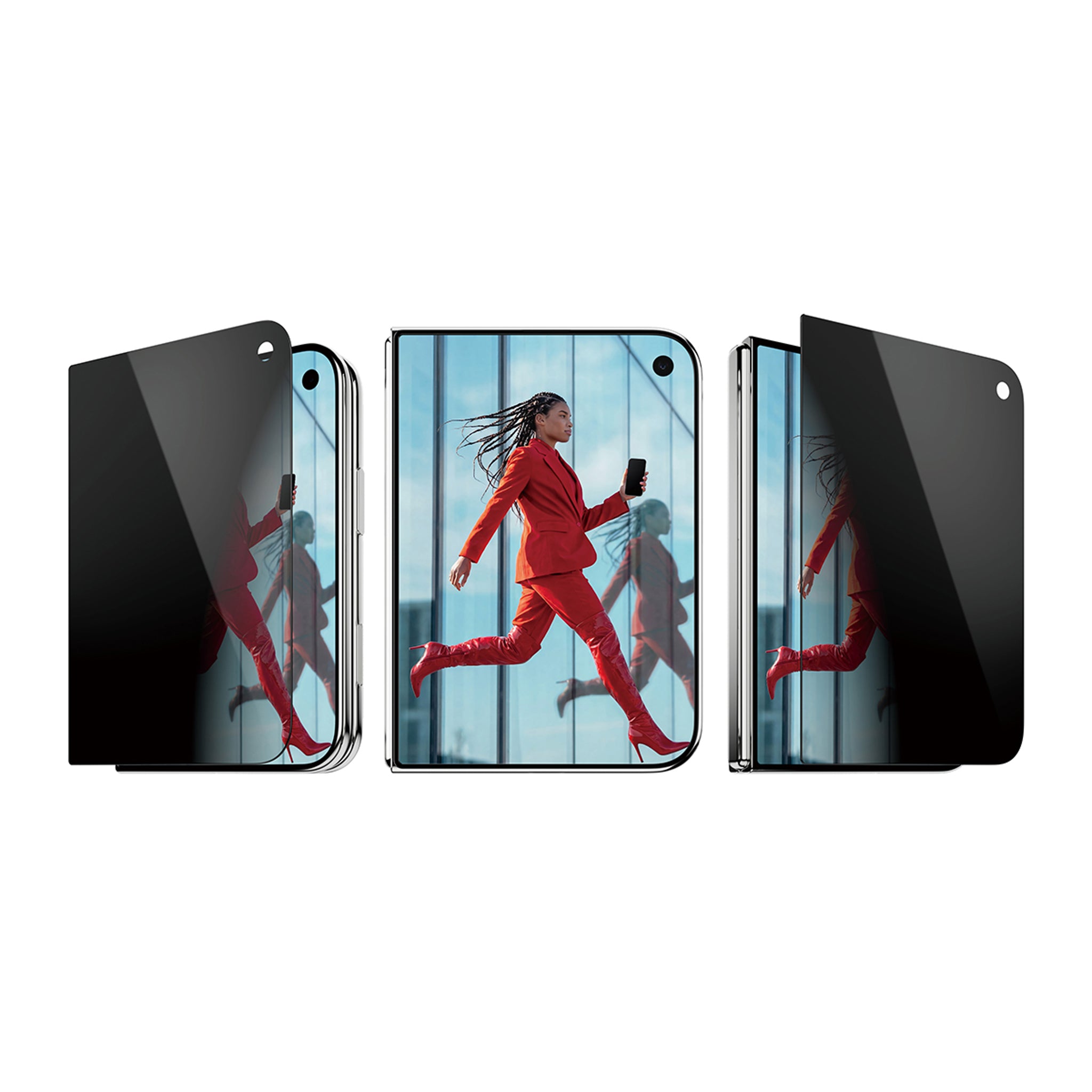 PanzerGlass® Privacy Front Screen Protector iPhone Duo | FRAME FIT w. EasyAligner