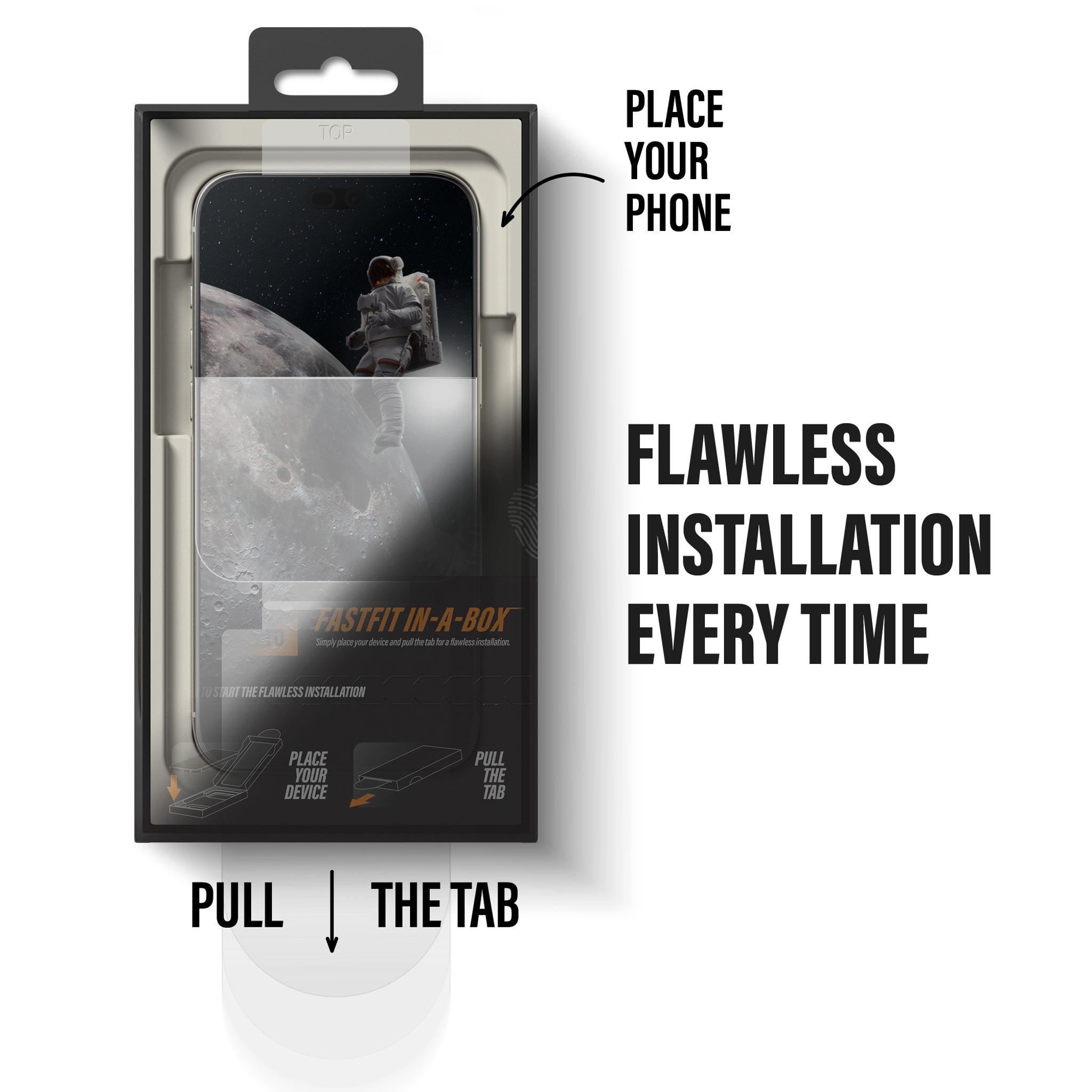 PanzerGlass® Ceramic Screen Protector iPhone 18 Pro | 17 Pro w. FASTFIT IN-A-BOX