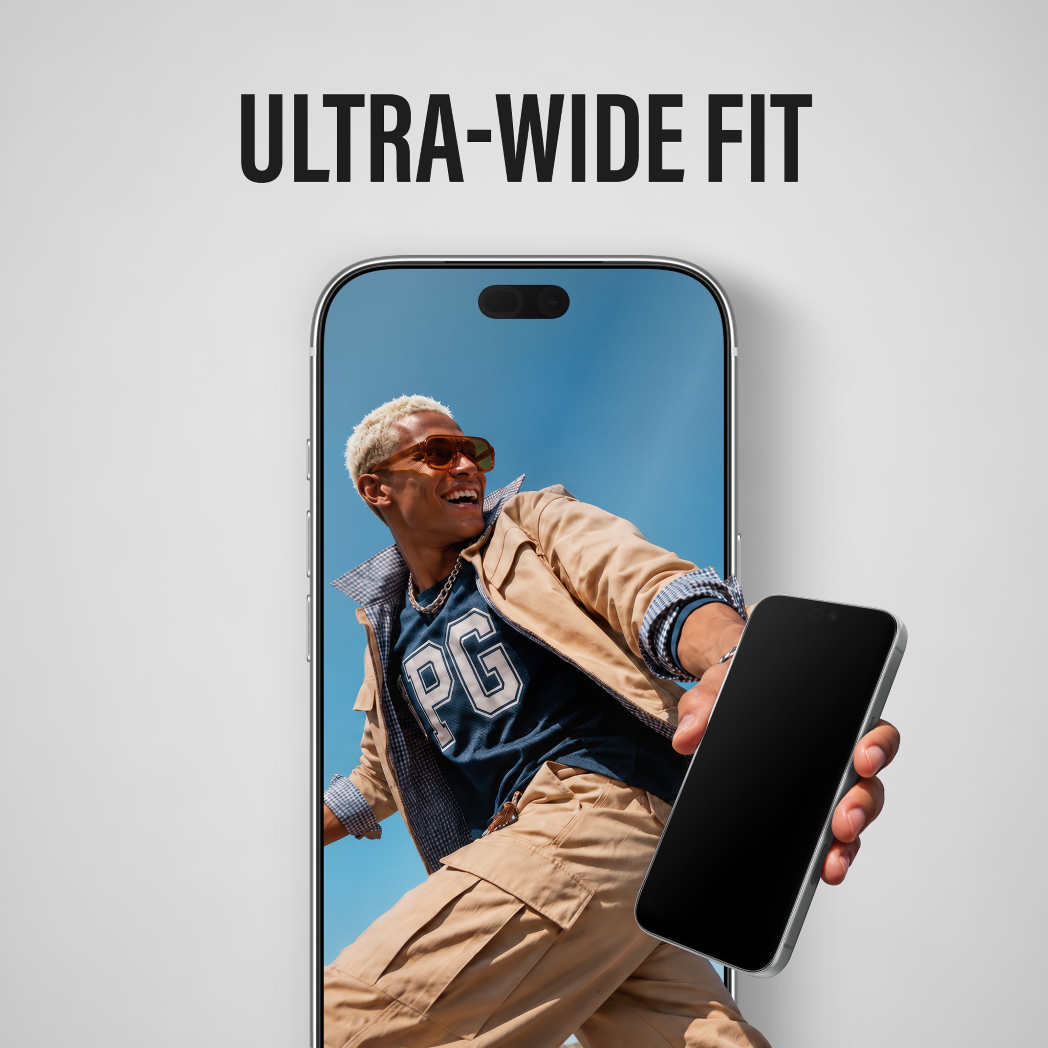 PanzerGlass® 2-Way Privacy Screen Protector iPhone 18 Pro Max | Ultra-Wide Fit w. FASTFIT IN-A-BOX