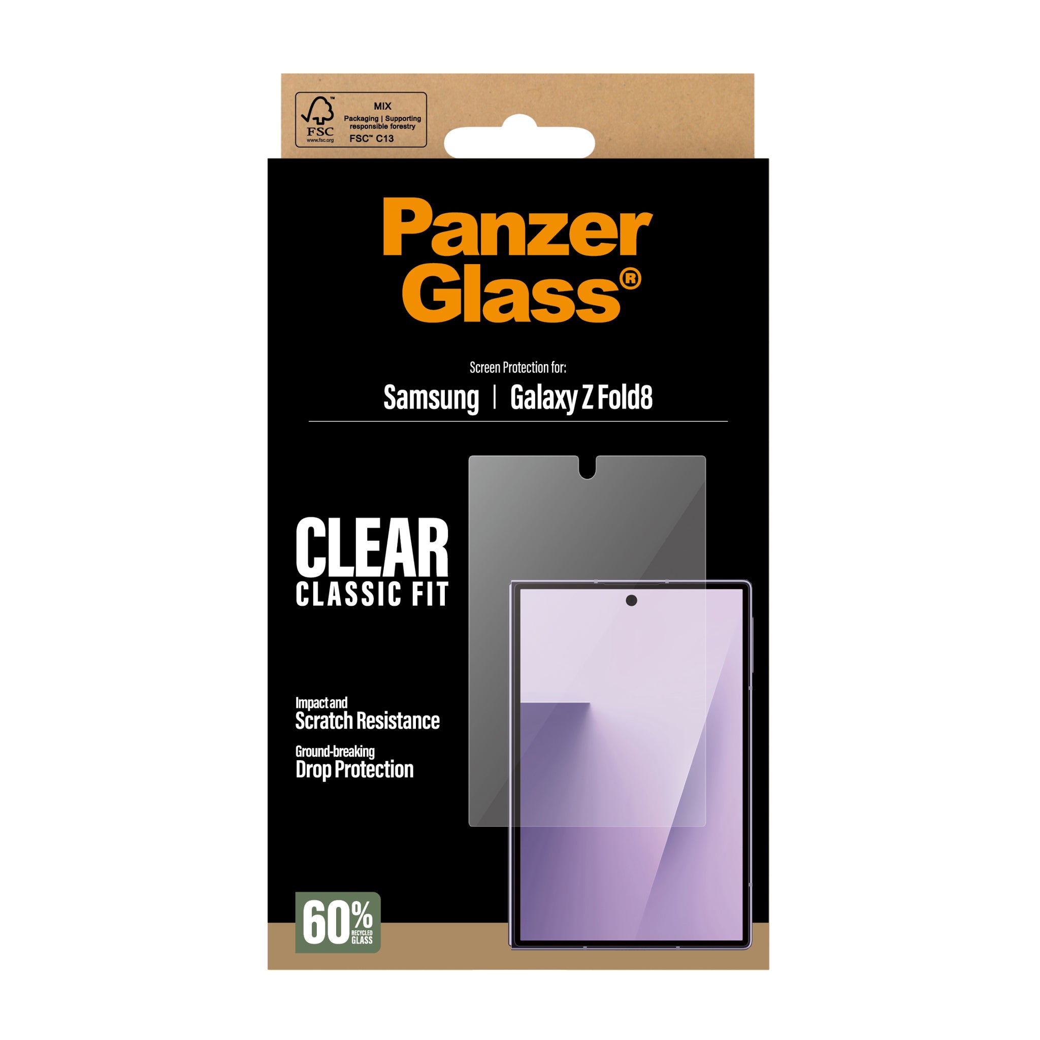 PanzerGlass® Sub Screen Protector Samsung new Galaxy Z Fold7 | Classic Fit