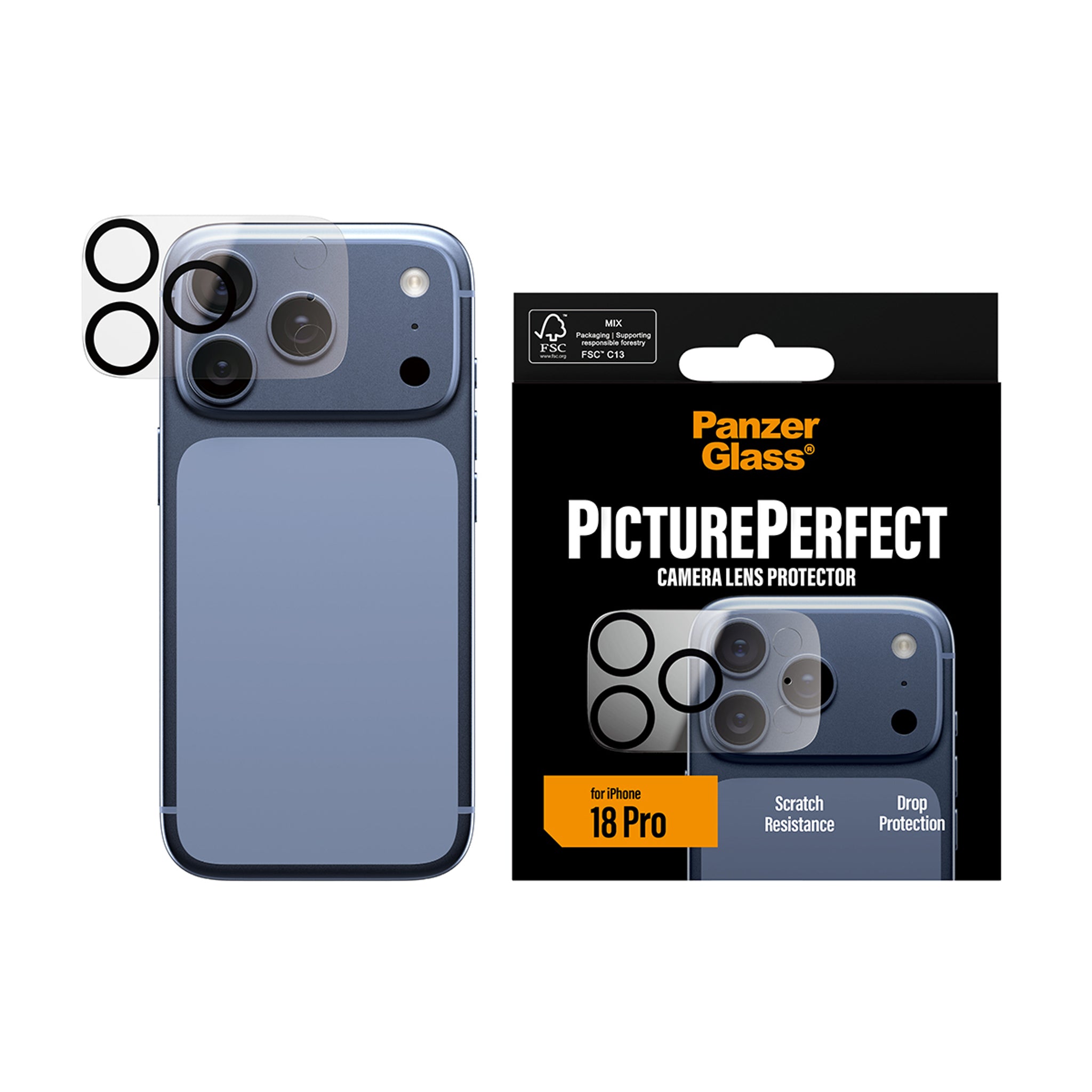 PanzerGlass® PicturePerfect Camera Lens Protector iPhone 18 Pro
