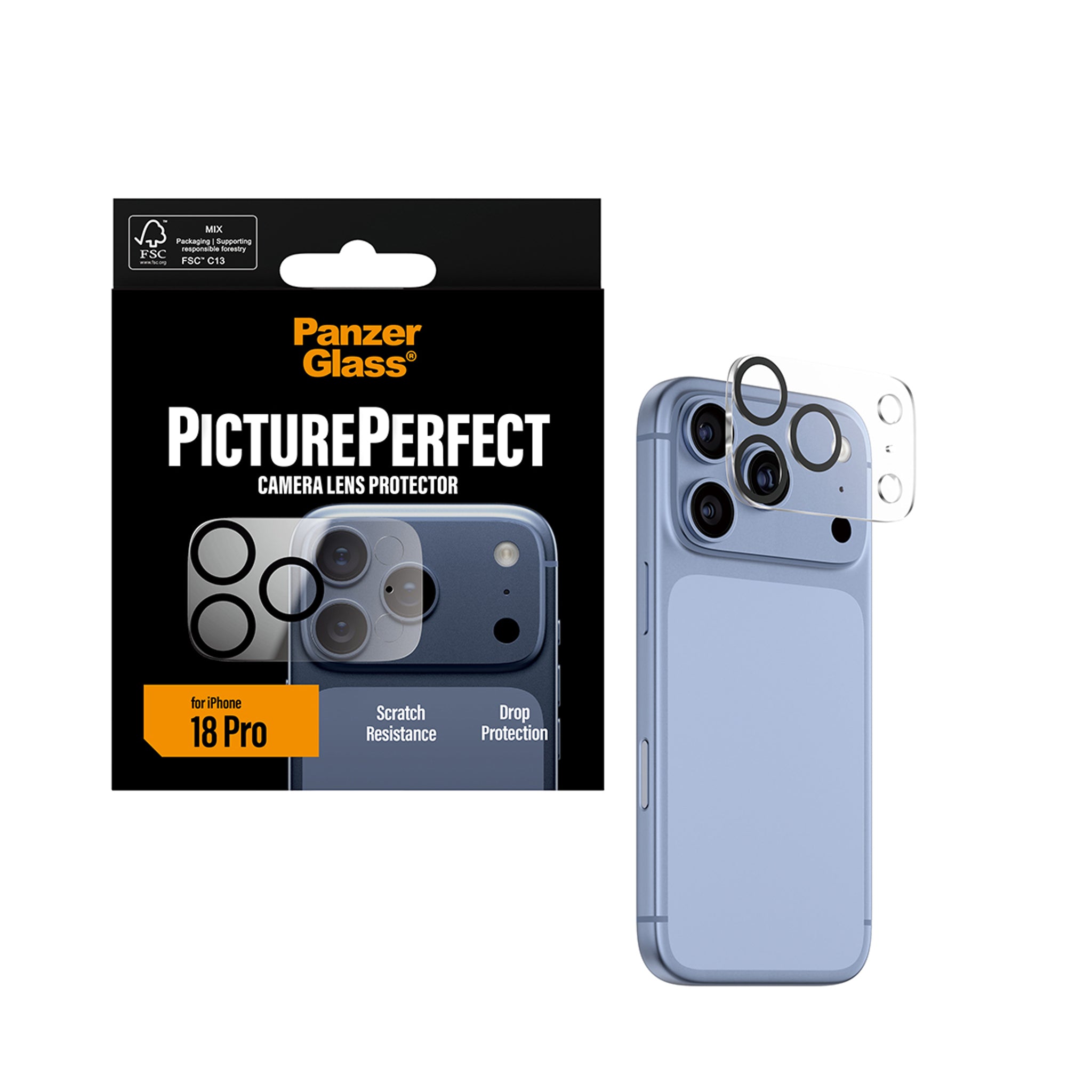 PanzerGlass® PicturePerfect Camera Lens Protector iPhone 18 Pro