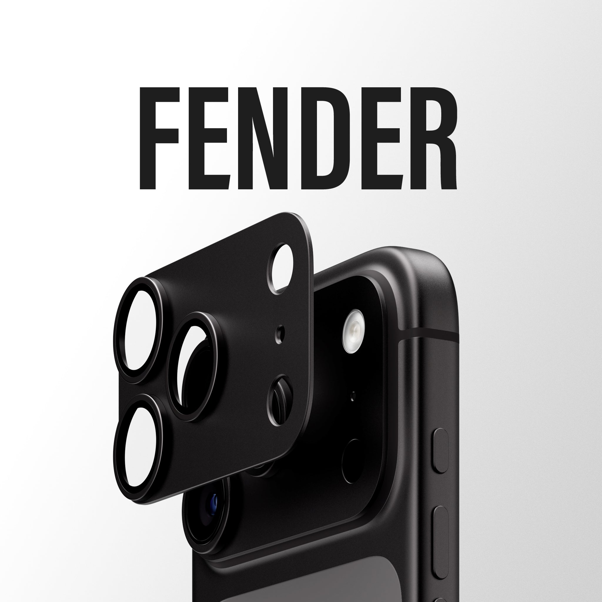 PanzerGlass® Fender Camera Lens Protector Shades of Grey iPhone 18 Pro