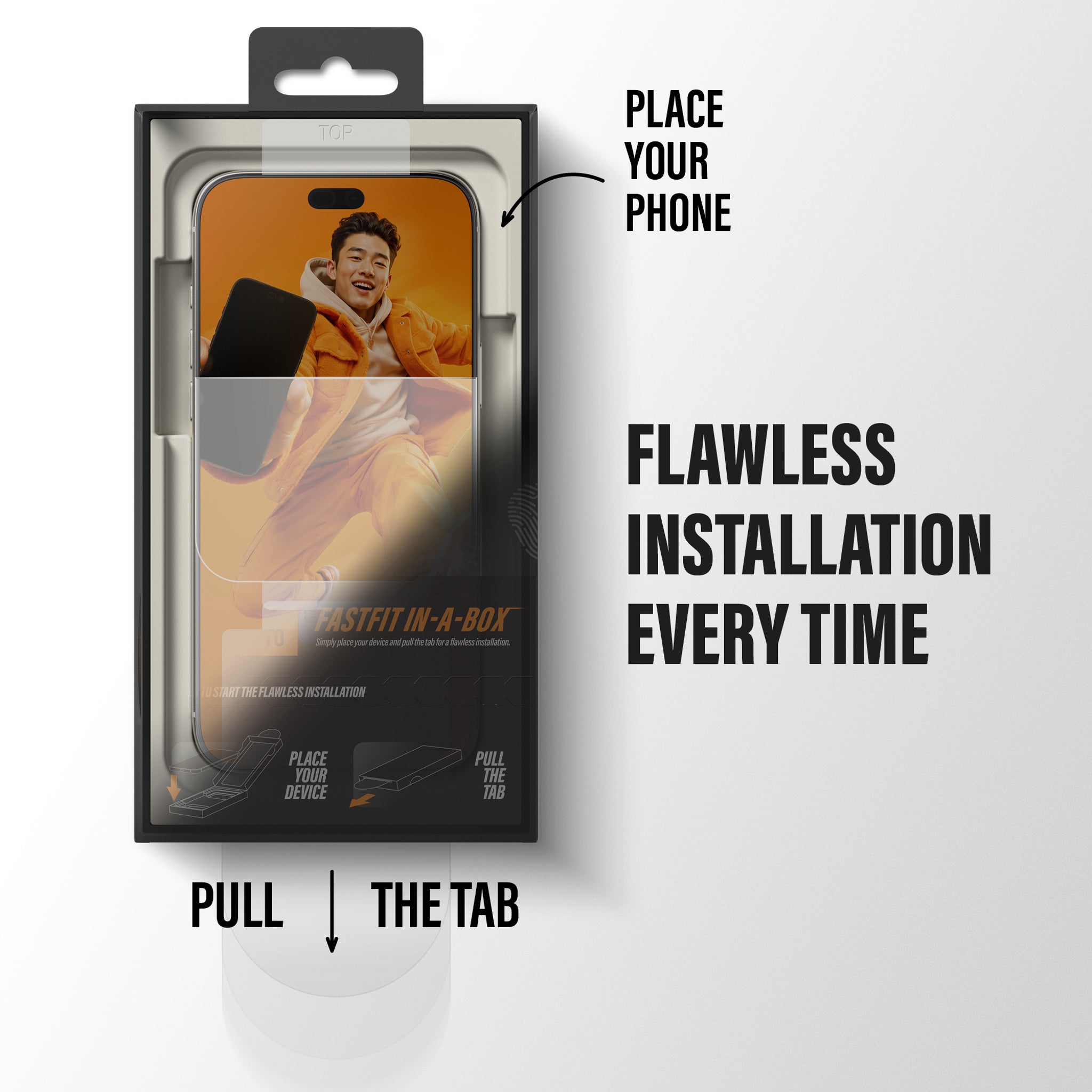 PanzerGlass® Platinum Screen Protector iPhone 18 Pro Max | 17 Pro Max w. FASTFIT IN-A-BOX
