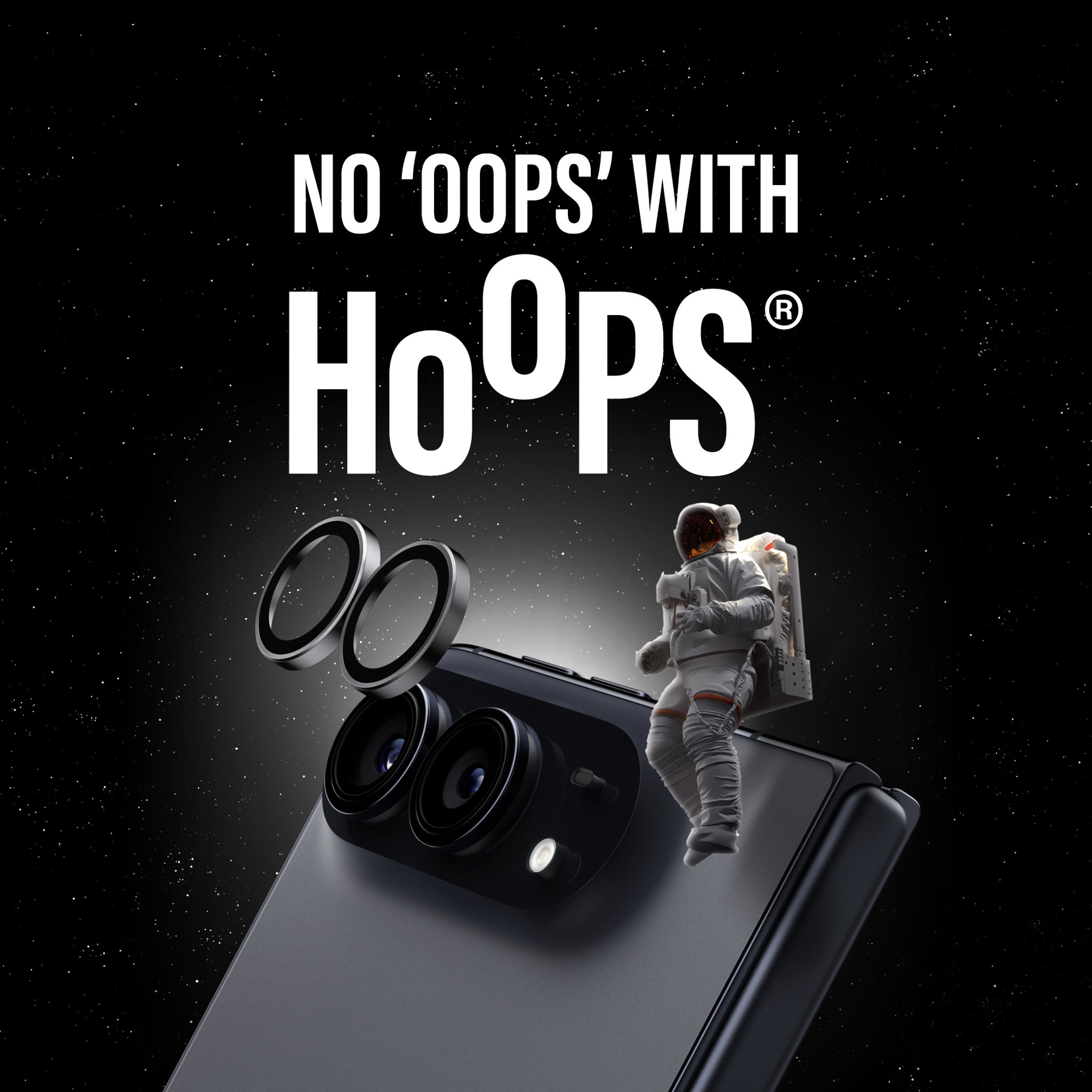 PanzerGlass® Hoops® Ceramic Camera Lens Protector iPhone Duo