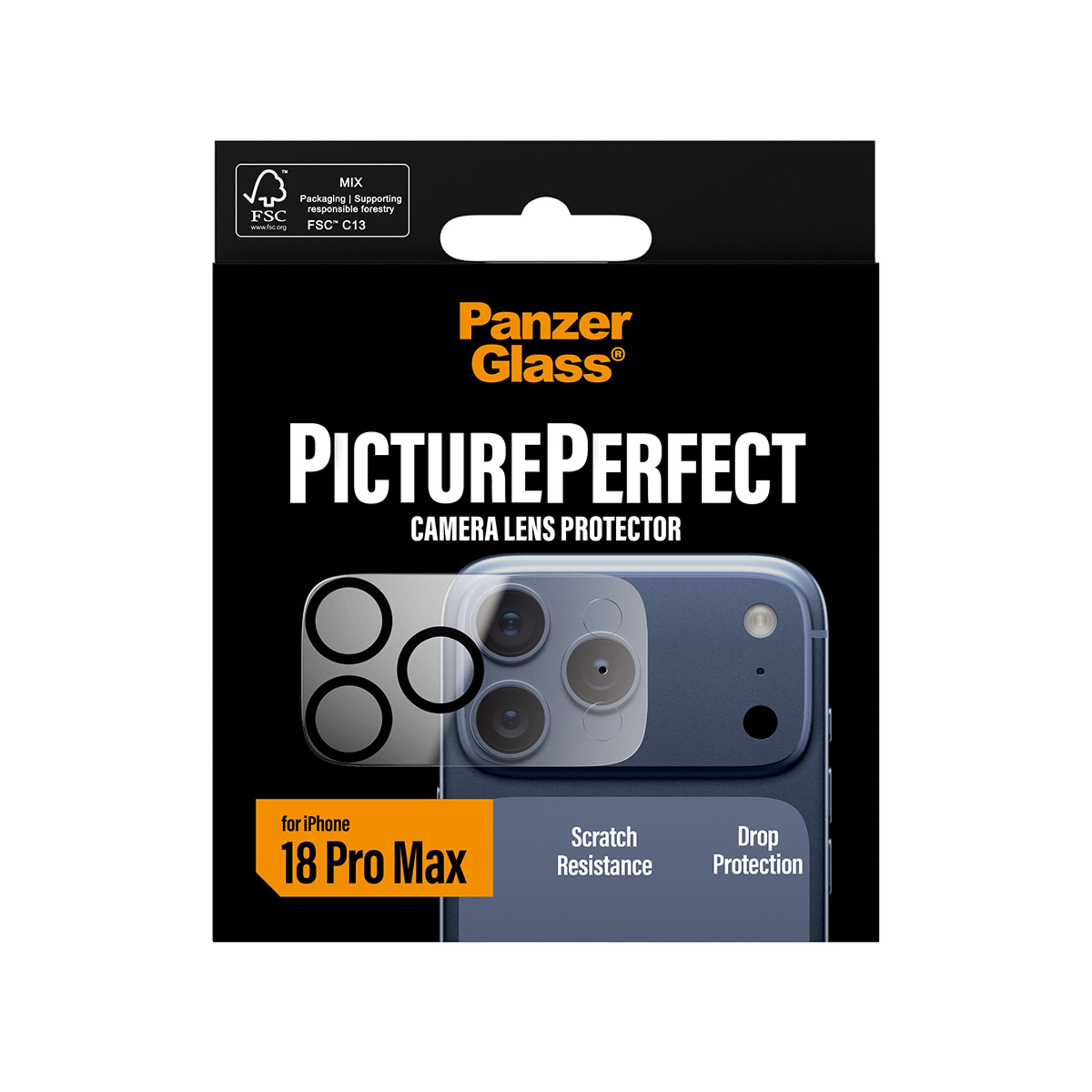 PanzerGlass® PicturePerfect Camera Lens Protector iPhone 18 Pro Max