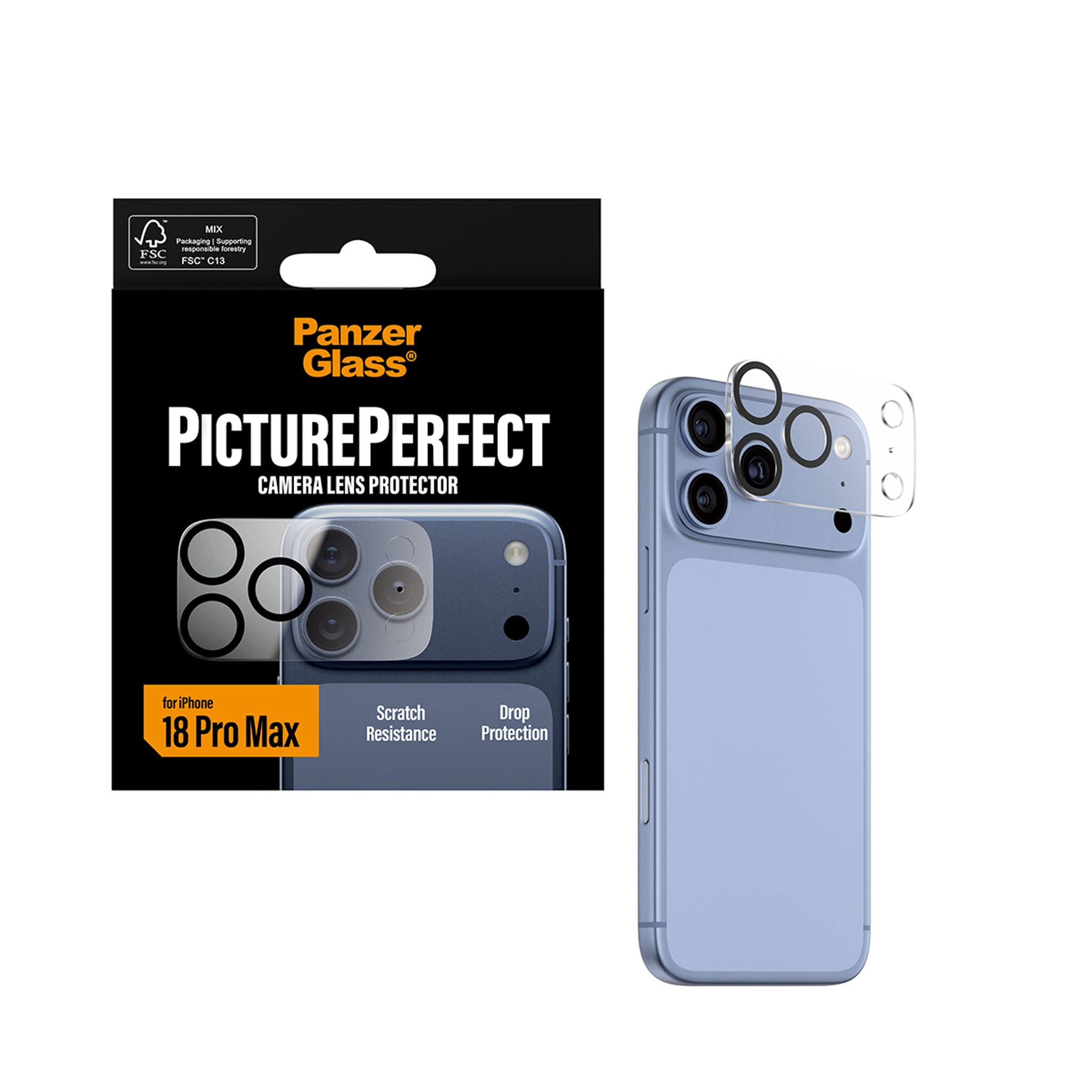 PanzerGlass® PicturePerfect Camera Lens Protector iPhone 18 Pro Max