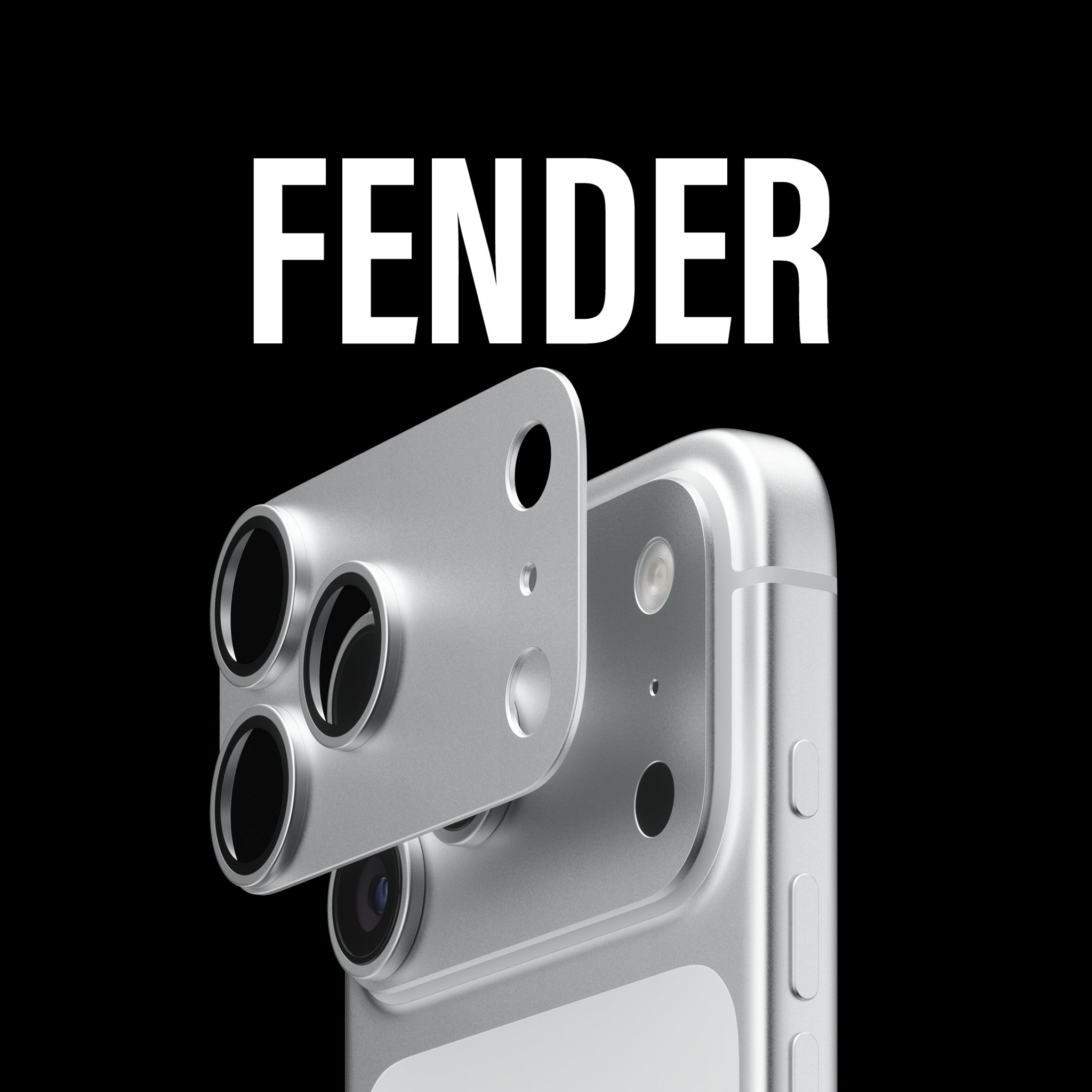 PanzerGlass® Fender Camera Protector Silver iPhone 18 Pro Max