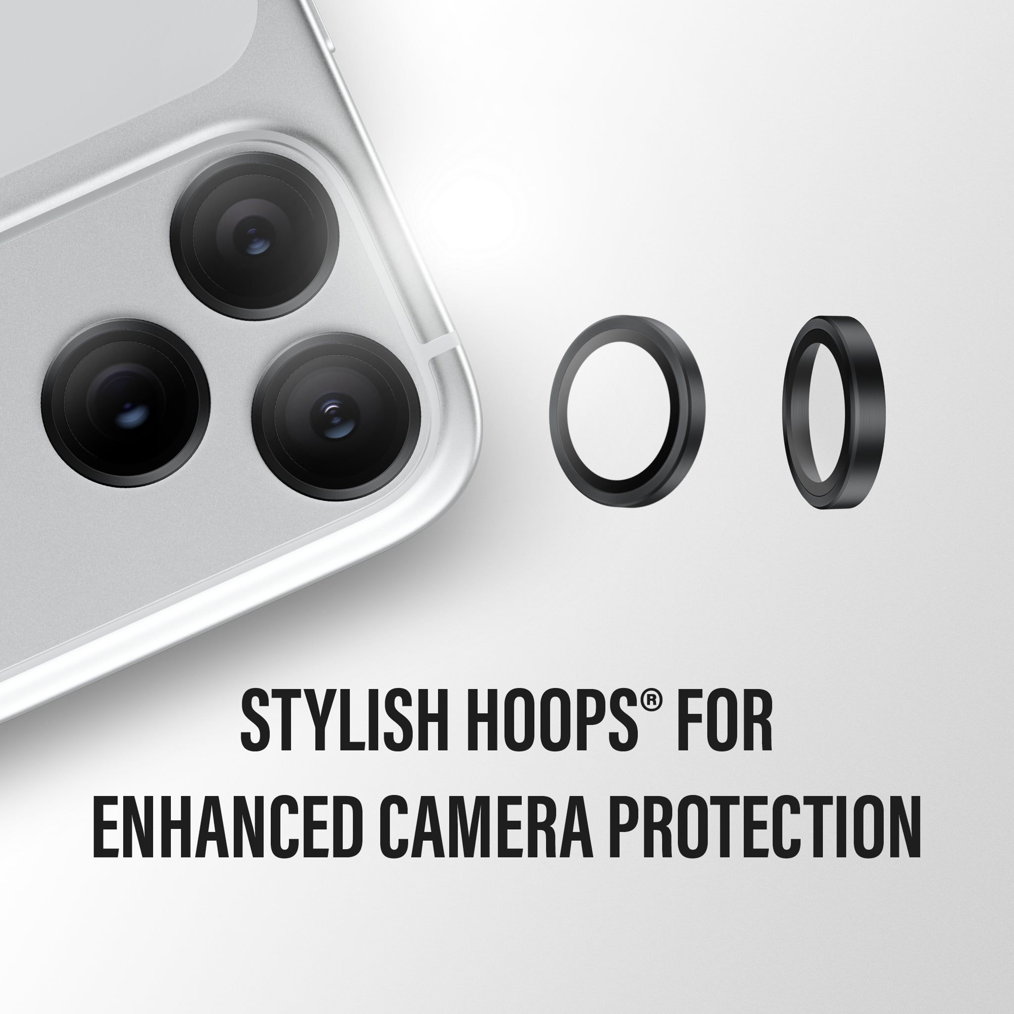 PanzerGlass® Hoops® Camera Lens Protector Black iPhone 18 Pro | 18 Pro Max