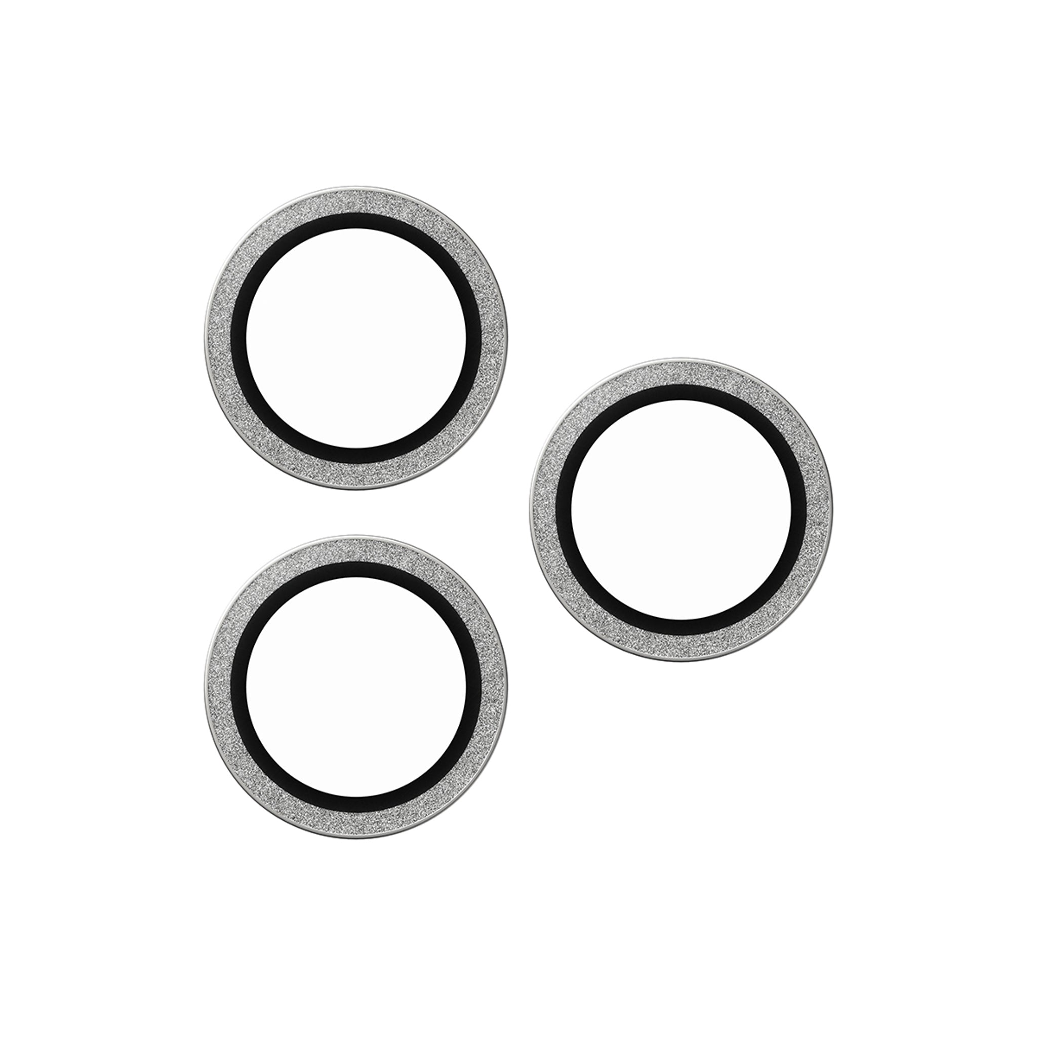 PanzerGlass® Hoops® Camera Lens Protector Glitter Silver iPhone 18 Pro | 18 Pro Max