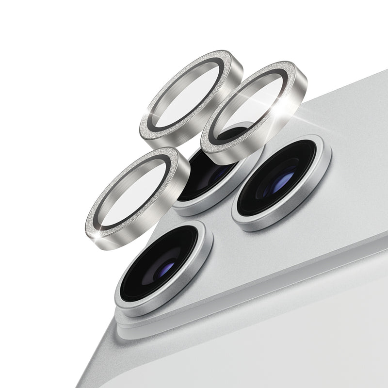 PanzerGlass® Hoops® Camera Lens Protector Glitter Silver iPhone 18 Pro | 18 Pro Max