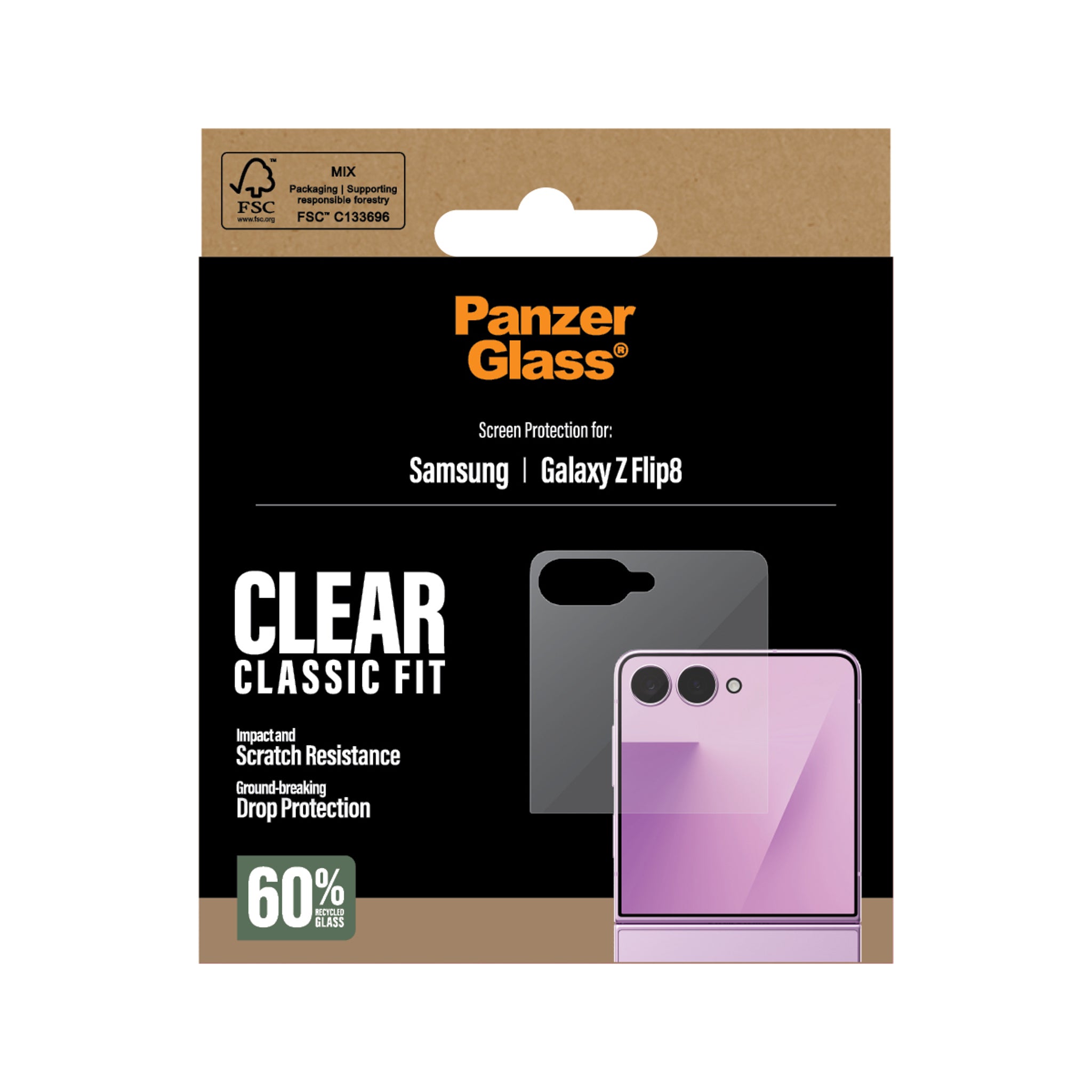 PanzerGlass® Screen Protector Samsung Galaxy New Z Flip7 (sub-screen)