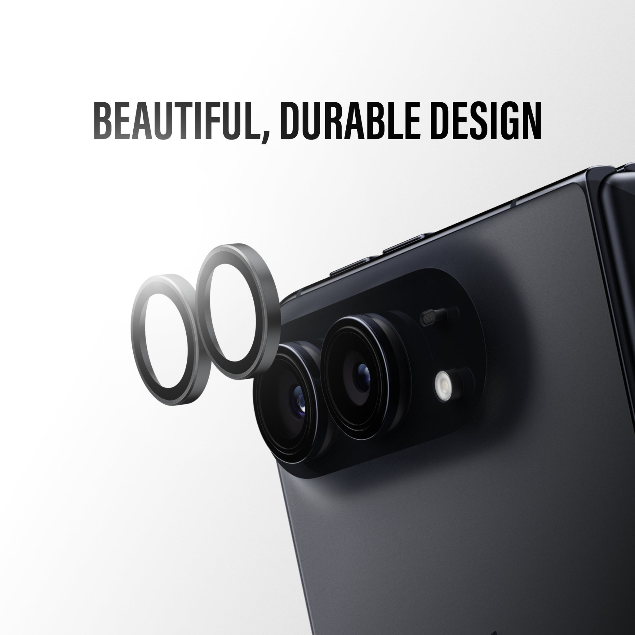 PanzerGlass® Hoops® Camera Lens Protector Black iPhone Duo