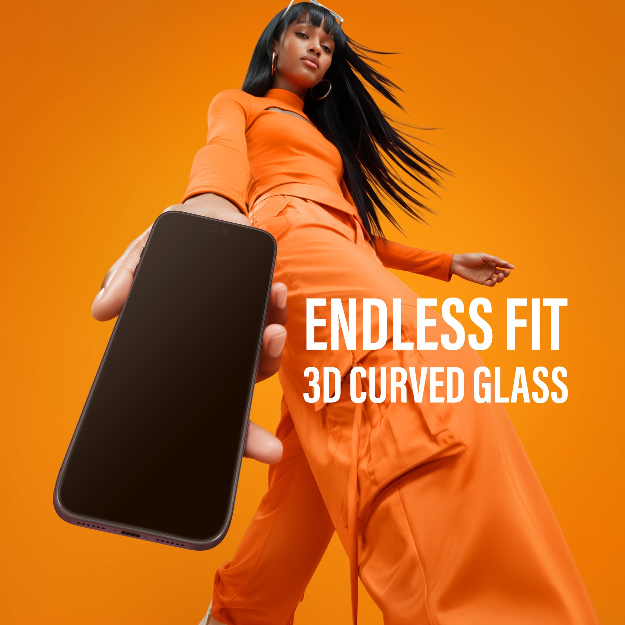 PanzerGlass® Endless Fit 3D Curve Screen Protector iPhone 18 Pro Max | 17 Pro Max w. FastFit Tool