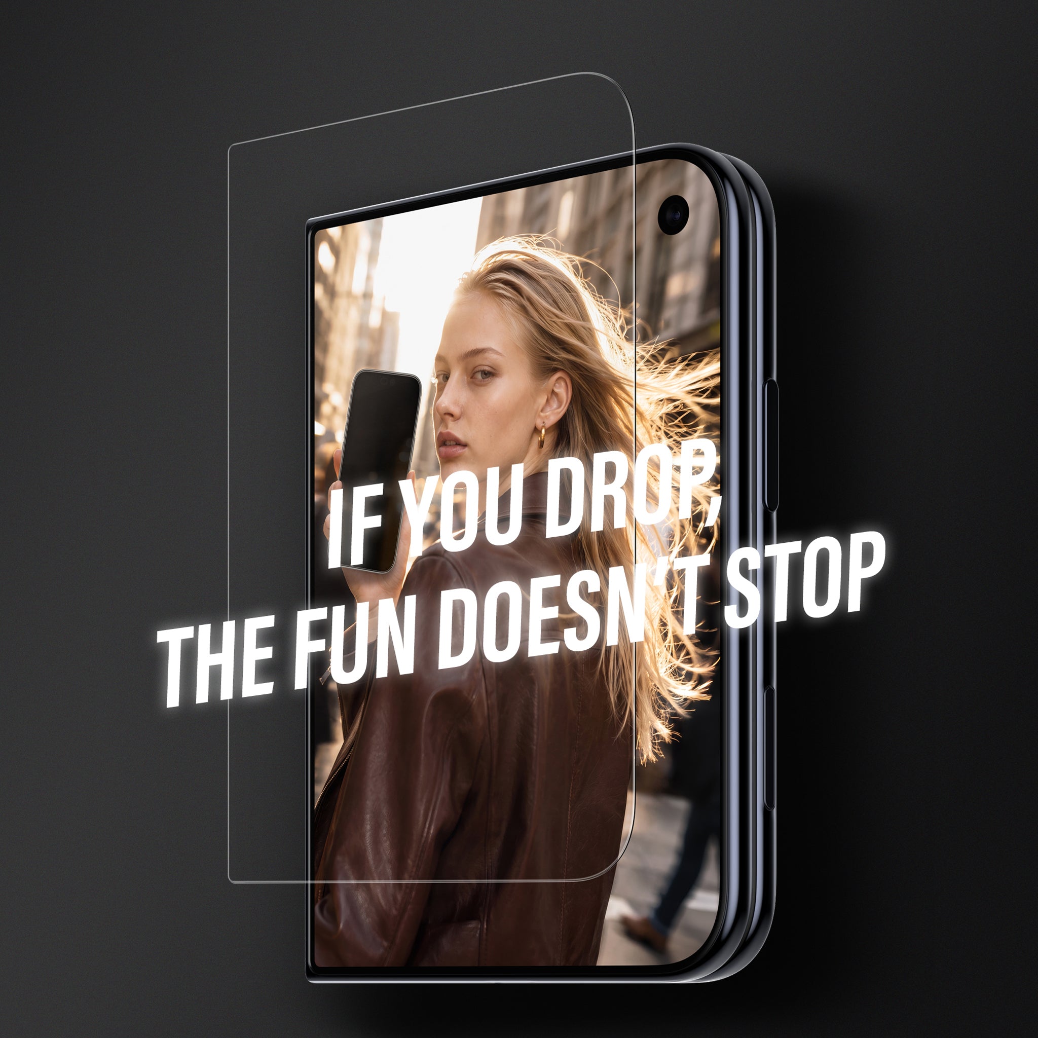 SAFE. by PanzerGlass® 2-Way Privacy Front Screen Protector iPhone Duo | FRAME FIT w. EasyAligner