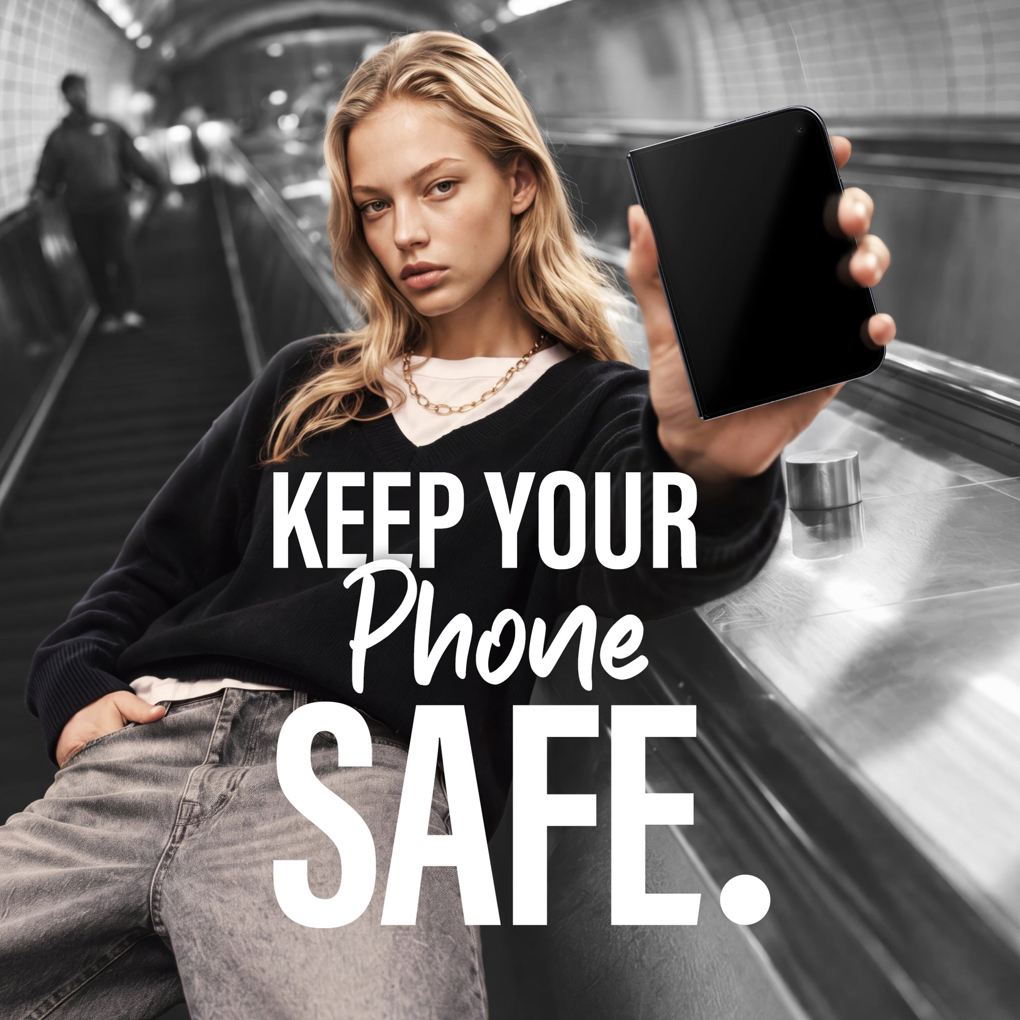 SAFE. by PanzerGlass® 2-Way Privacy Front Screen Protector iPhone Duo | FRAME FIT w. EasyAligner