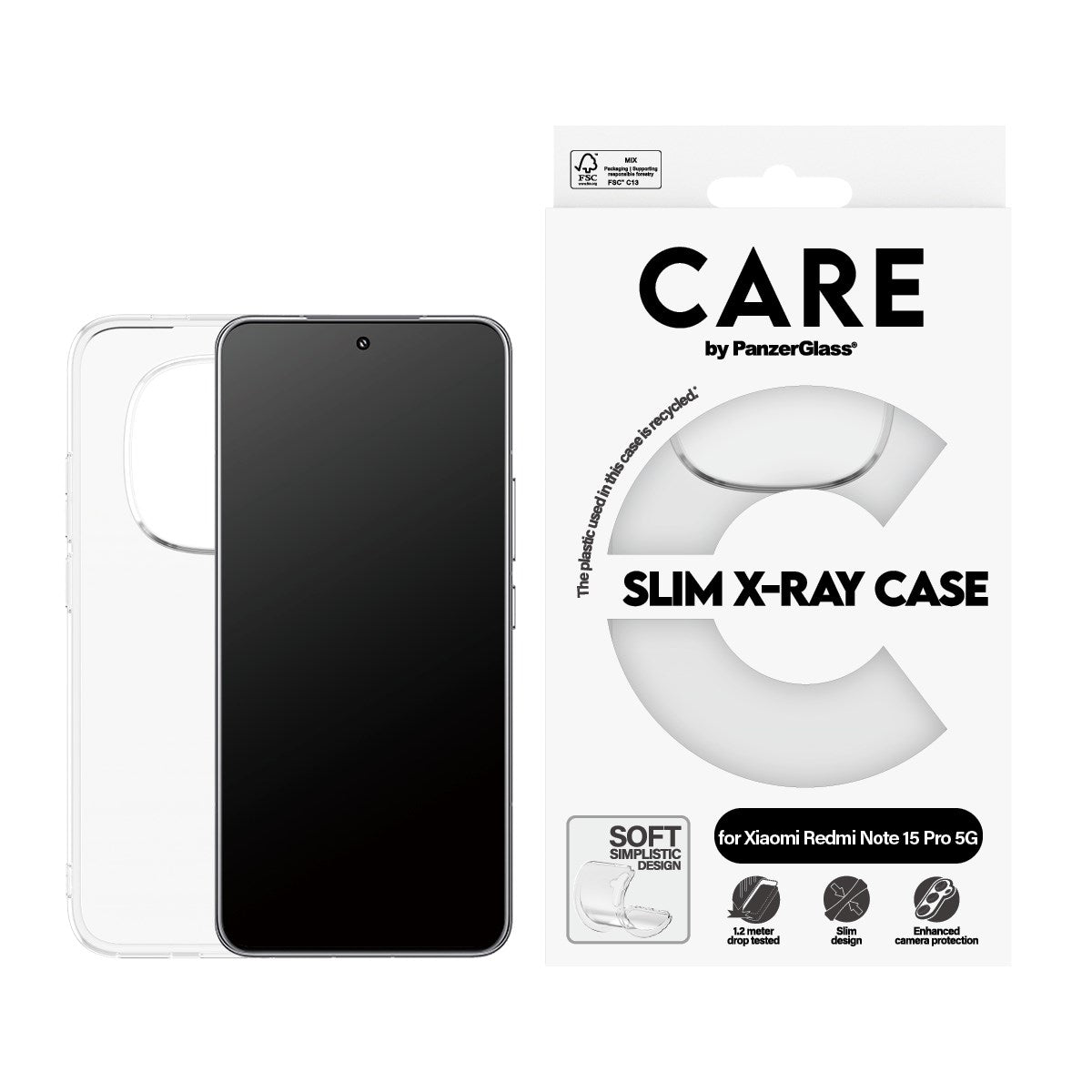 CARE™ by PanzerGlass® X-Ray Case Xiaomi Redmi Note 15 Pro 5G