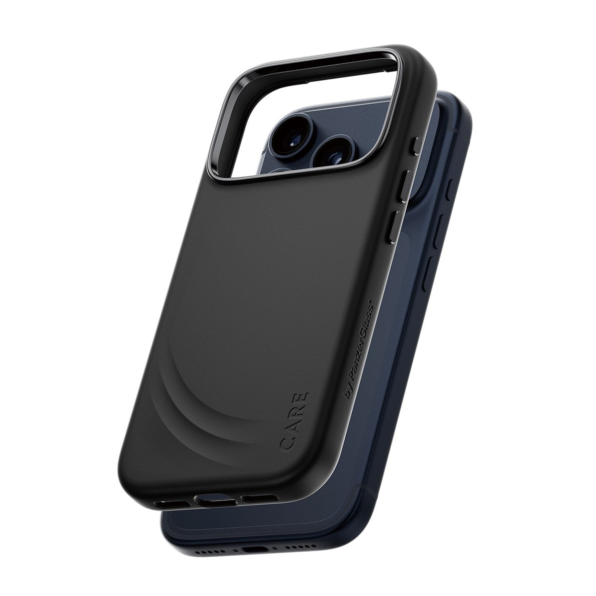 CARE™ by PanzerGlass® Flow Case Black w. Haptic Button & MagSafe iPhone 17 Pro