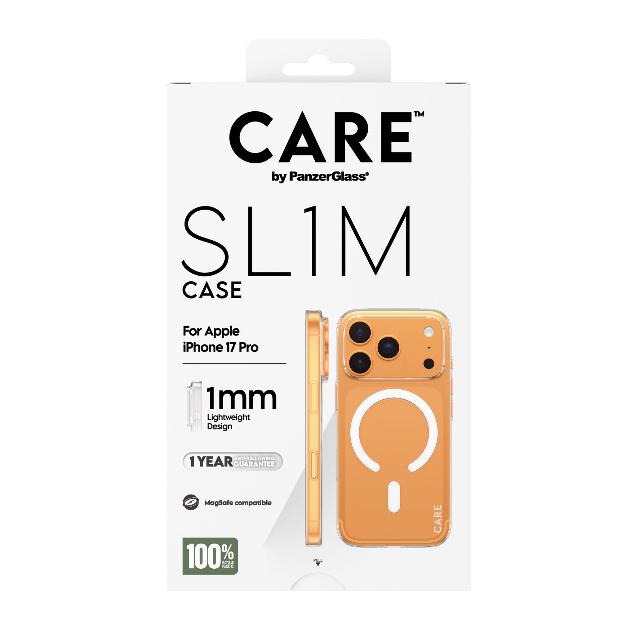 CARE™ by PanzerGlass® SL1M Case Transparent w. MagSafe iPhone 17 Pro