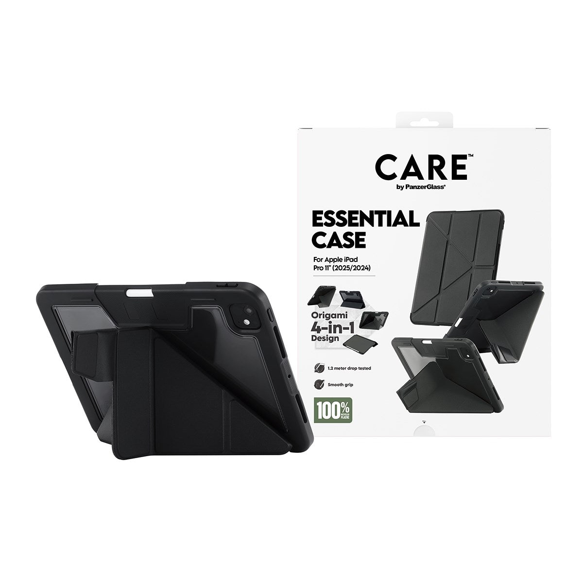 CARE by PanzerGlass® Essential Case Black iPad Pro 11